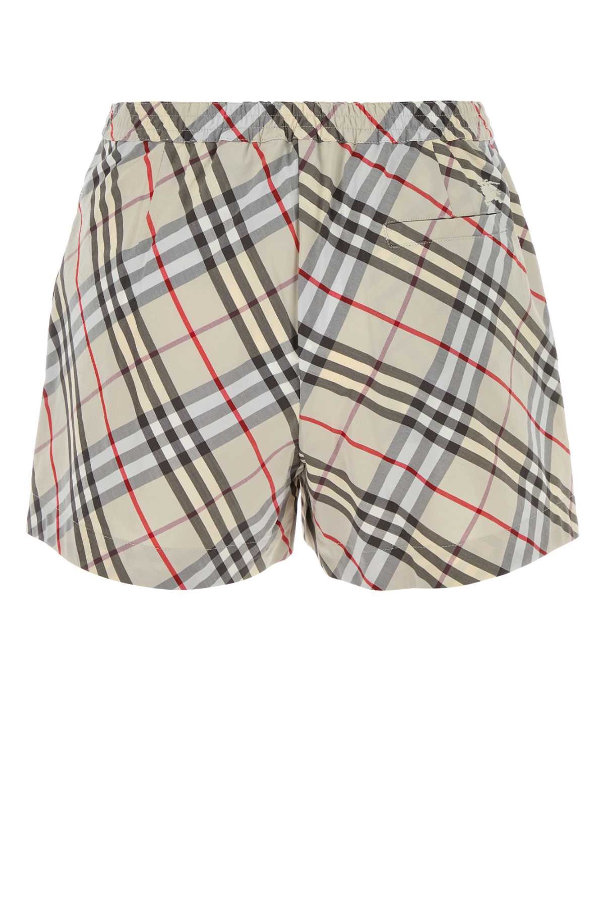 BURBERRY Embroidered Poplin Shorts for Women - Stylish and Comfortable