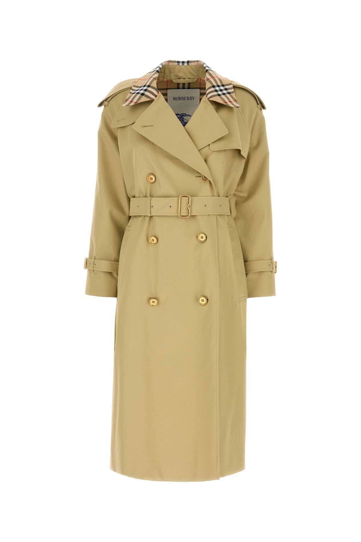 BURBERRY Elegant Gabardine Trench Jacket for Women
