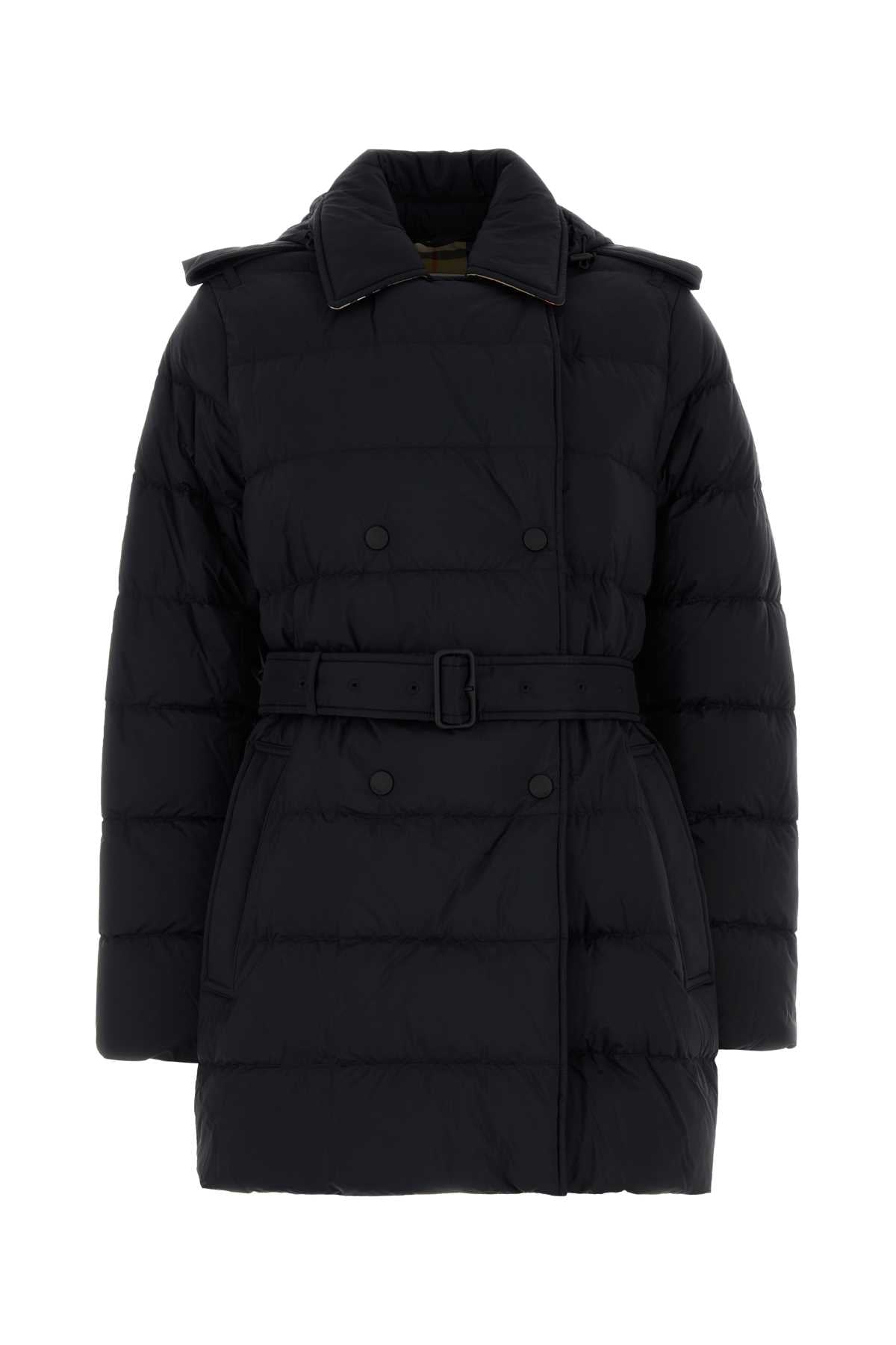 BURBERRY Women's Nylon Down Jacket - Stylish Mini Fit