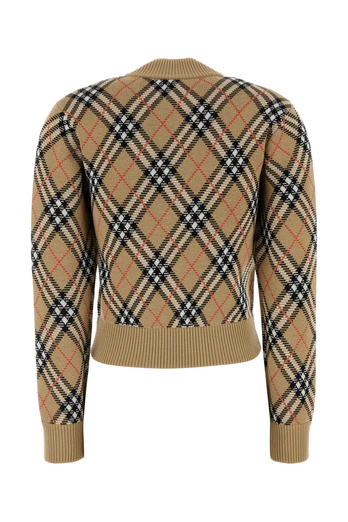 BURBERRY Embroidered Wool Blend Cardigan for Women