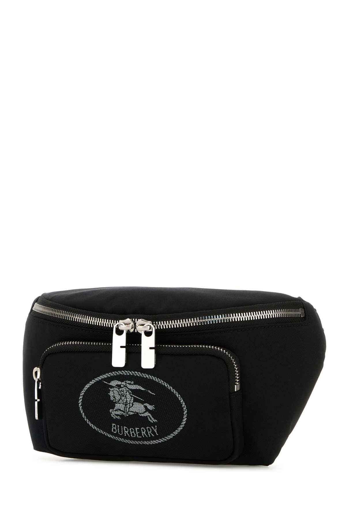 BURBERRY Sleek Mini Canvas Belt Handbag - 21cm x 13cm x 6cm