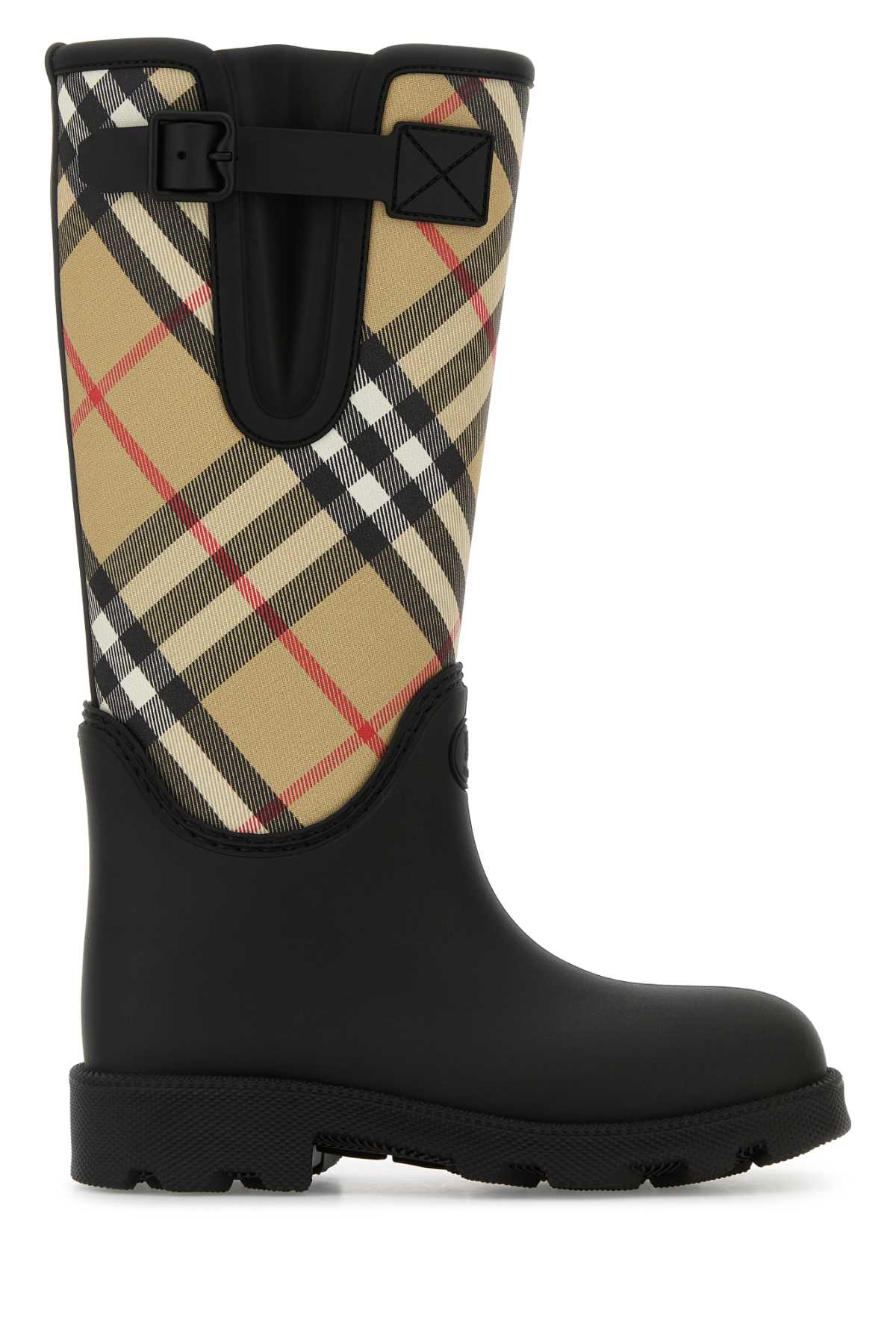 BURBERRY Printed Rubber Marsh Stamp Boots for Women