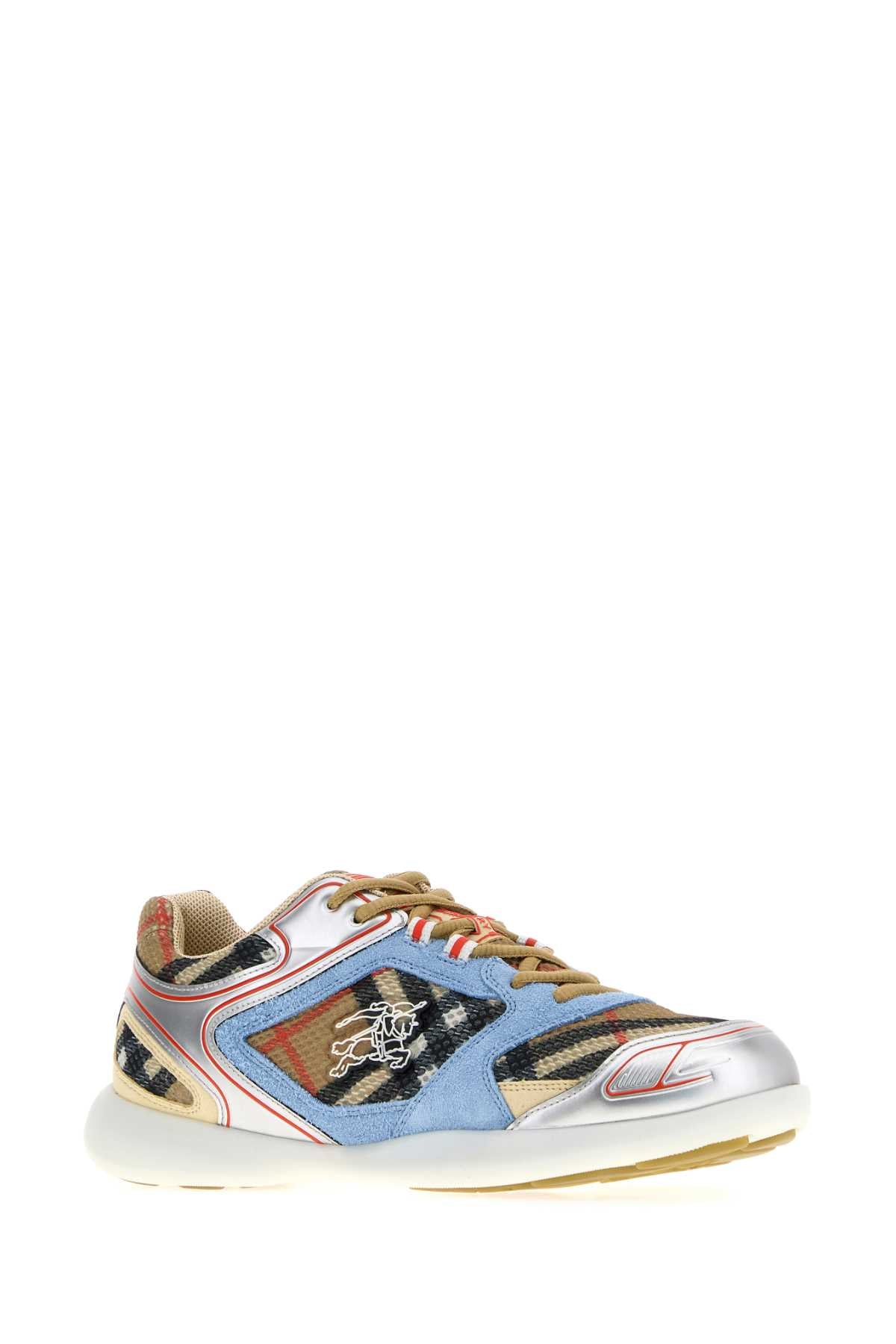 BURBERRY Mesh and Suede Matrix Sneaker for Men