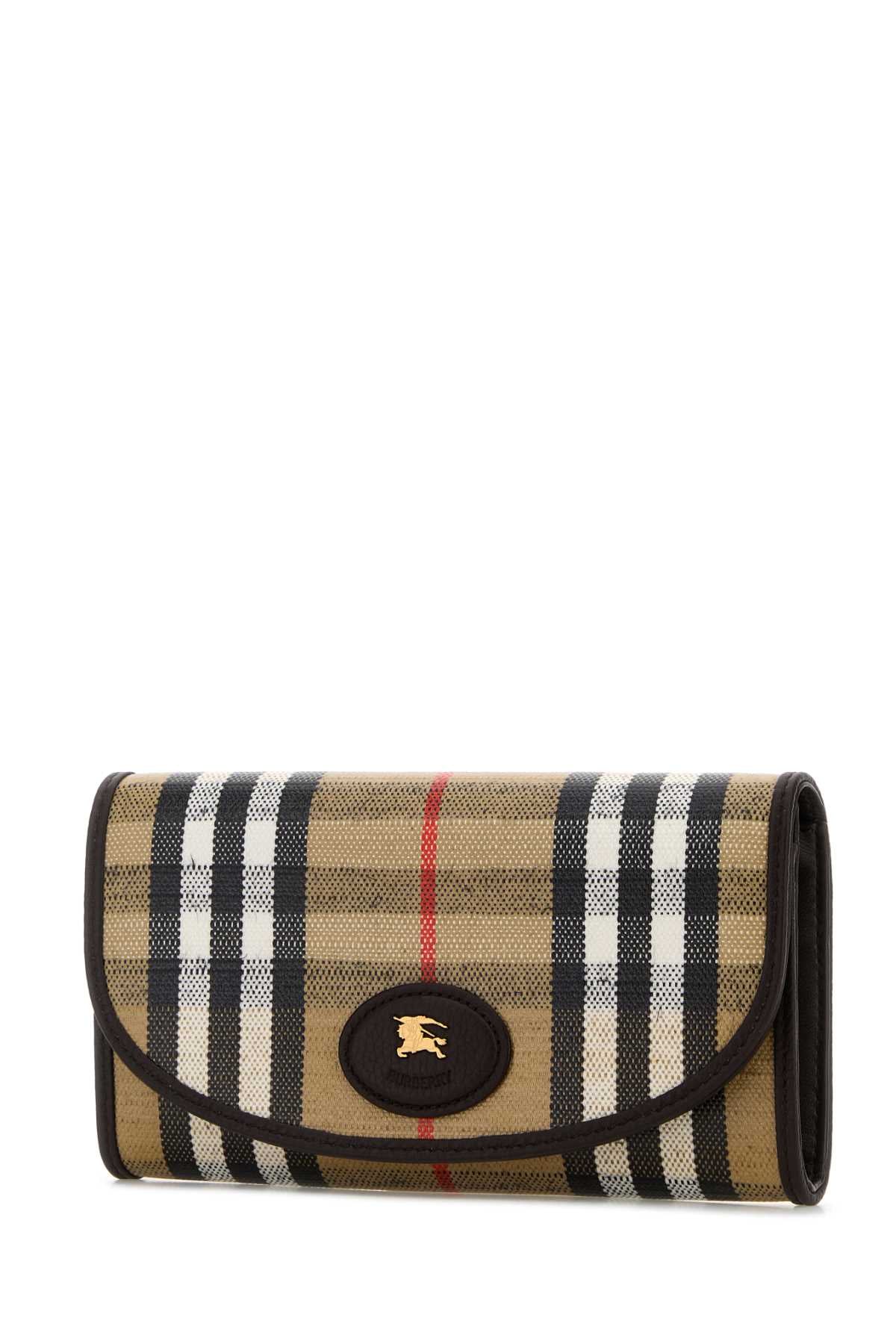 BURBERRY Highlands Mini Printed Canvas Wallet - 20 cm x 10 cm x 4 cm