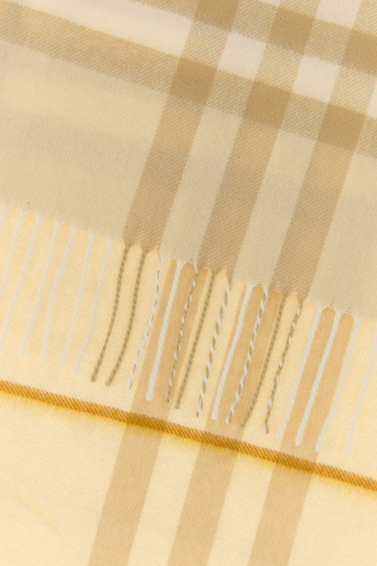 BURBERRY Embroidered Cashmere Scarf - 168cm x 30cm