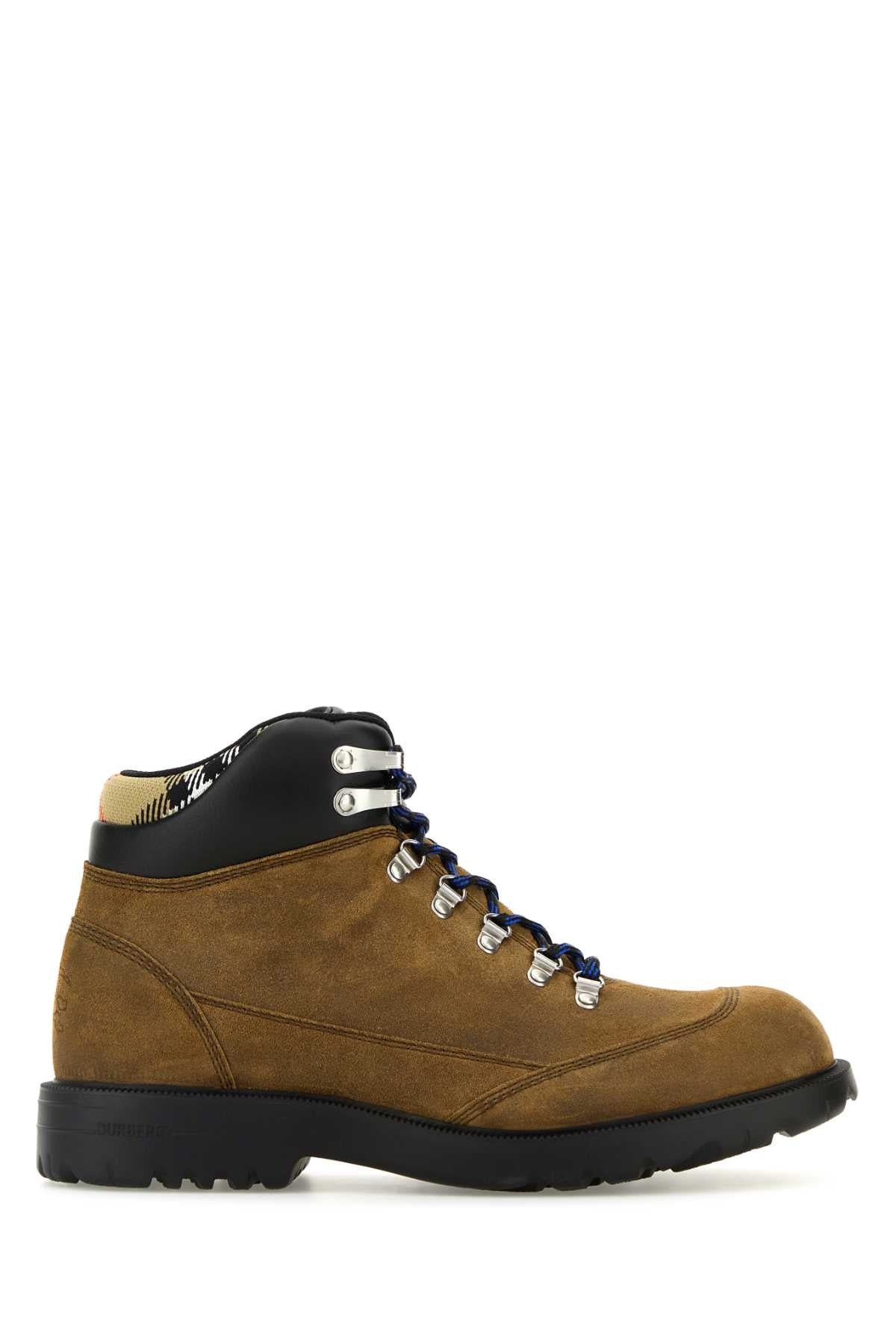 BURBERRY Moor Suede Ankle Boots for Men