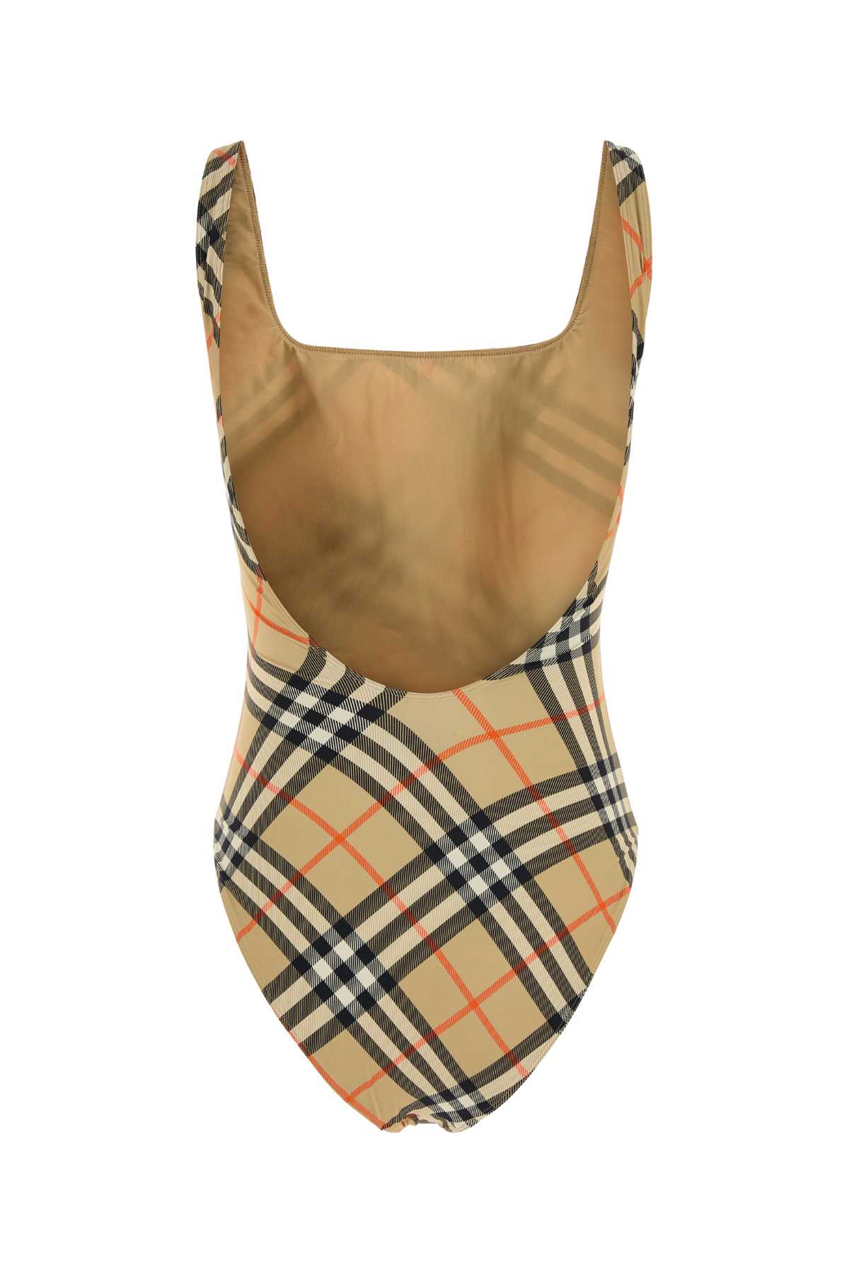 BURBERRY Checked Printed Stretch Nylon Swimsuit For Her