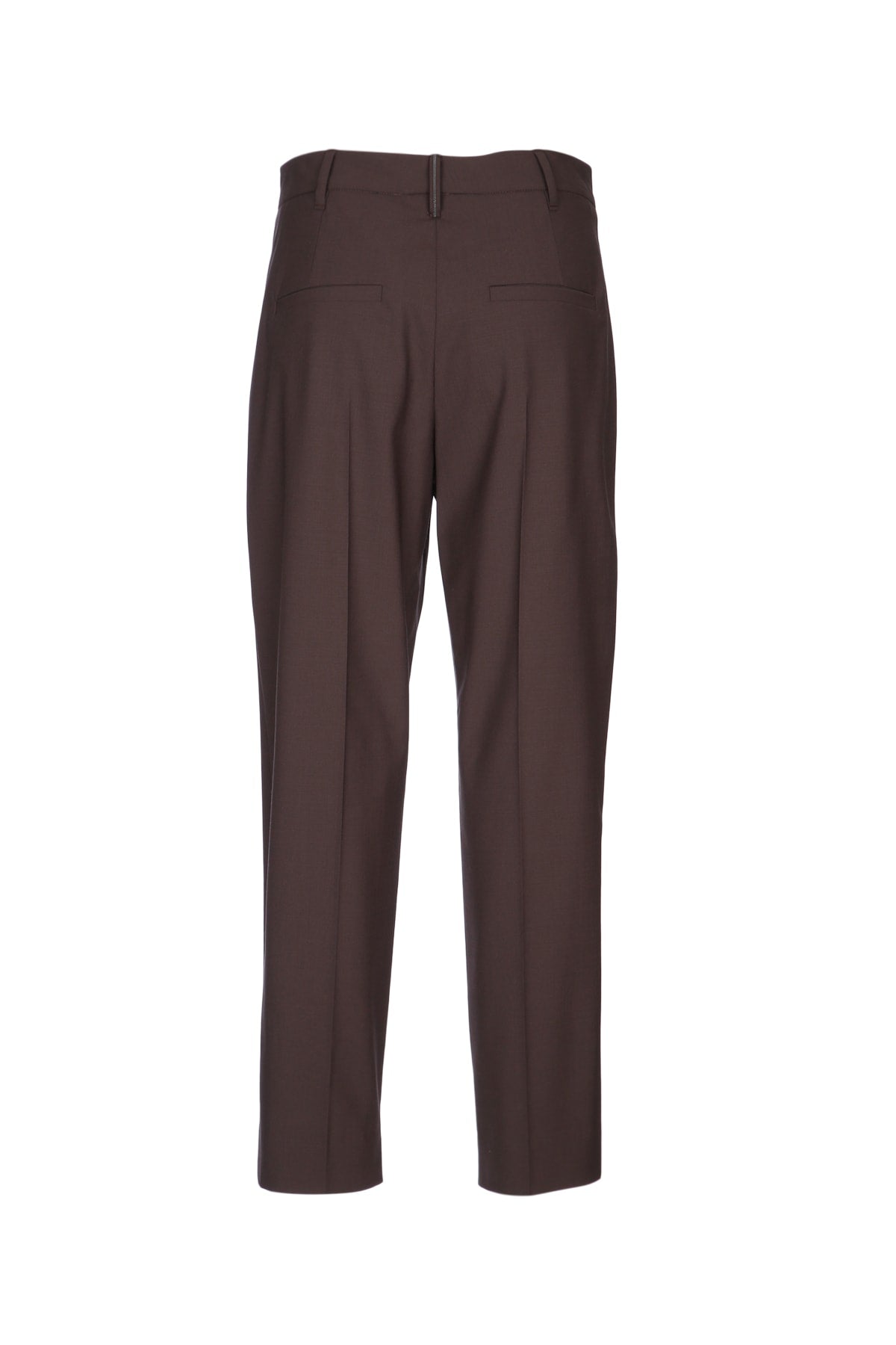 BRUNELLO CUCINELLI Tropical Wool Slouchy Pleat Pants - Women
