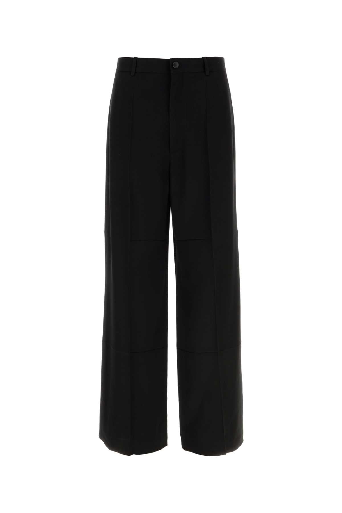 BALENCIAGA Wide-Leg Twill Pants for Men