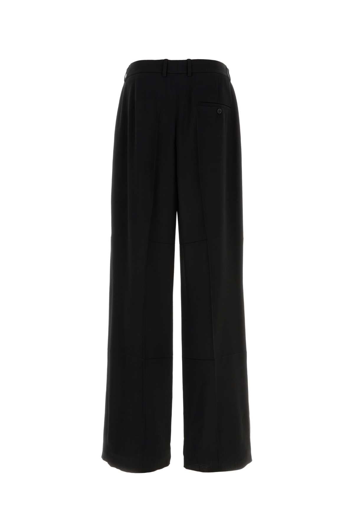 BALENCIAGA Wide-Leg Twill Pants for Men