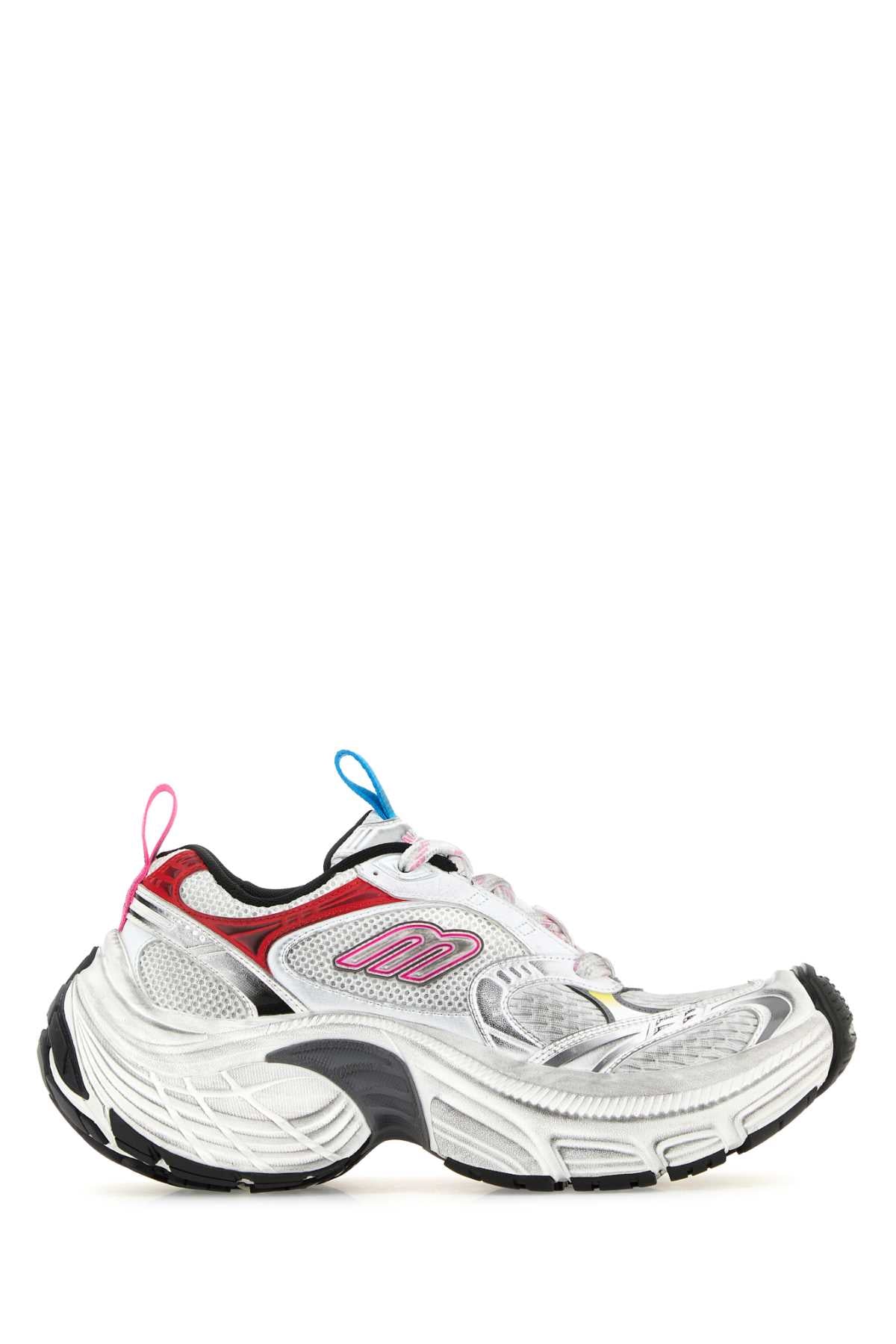 BALENCIAGA Oversized 6XL Multicolor Mesh and Rubber Sneakers