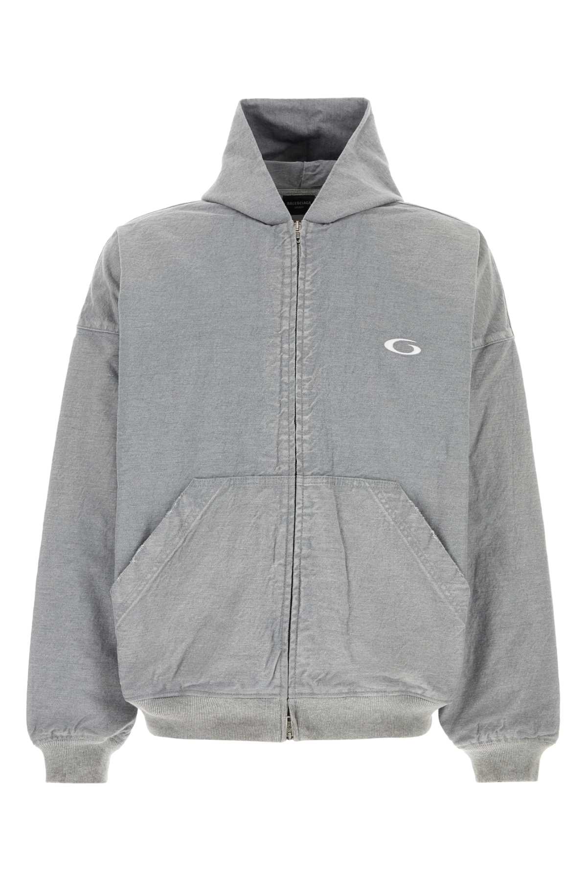 BALENCIAGA Comfort Fit Denim Sweatshirt for Men - Fall 2025 Collection