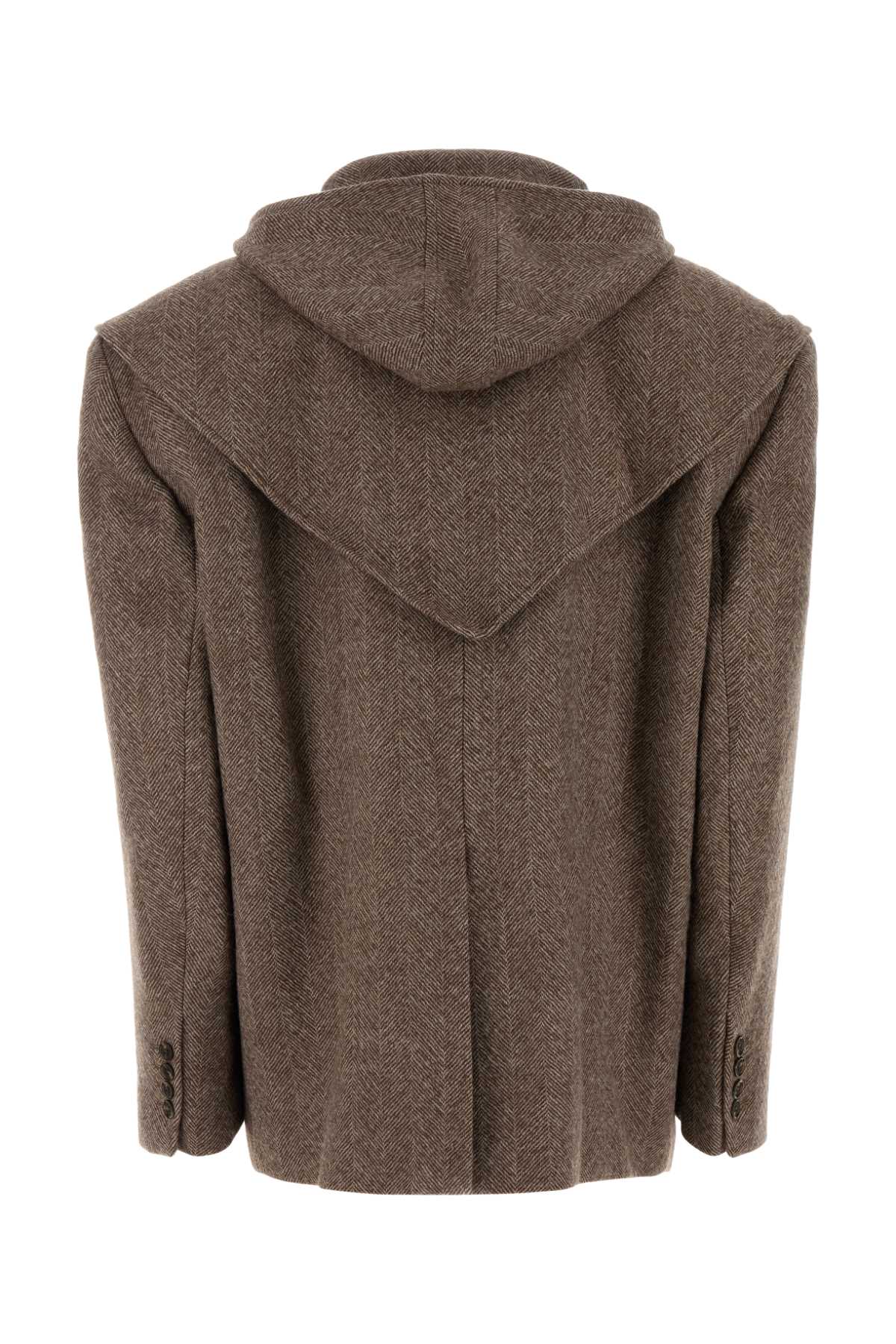 MAGDA BUTRYM Embroidered Wool Blend Jacket for Women