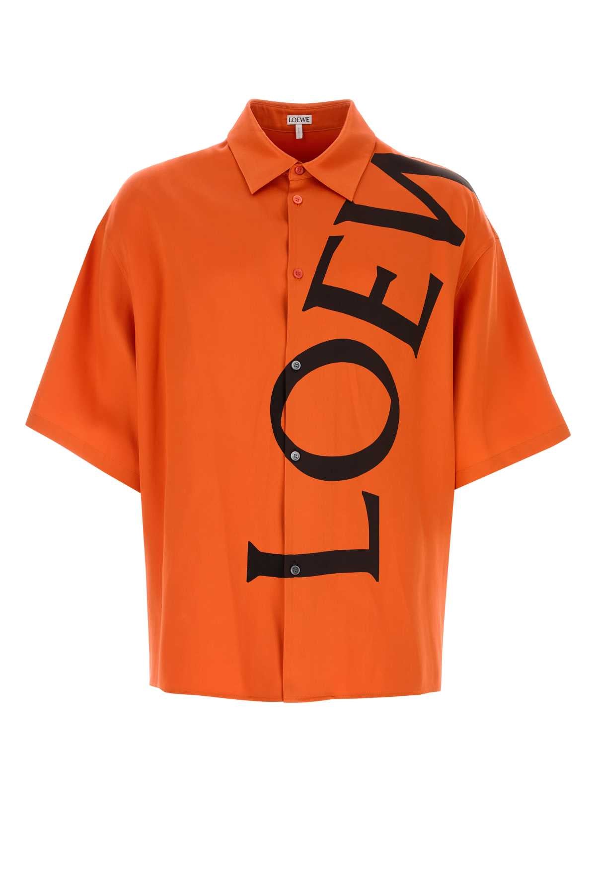 LOEWE Pure Silk Shirt for Men - Seasonal Collection 25S