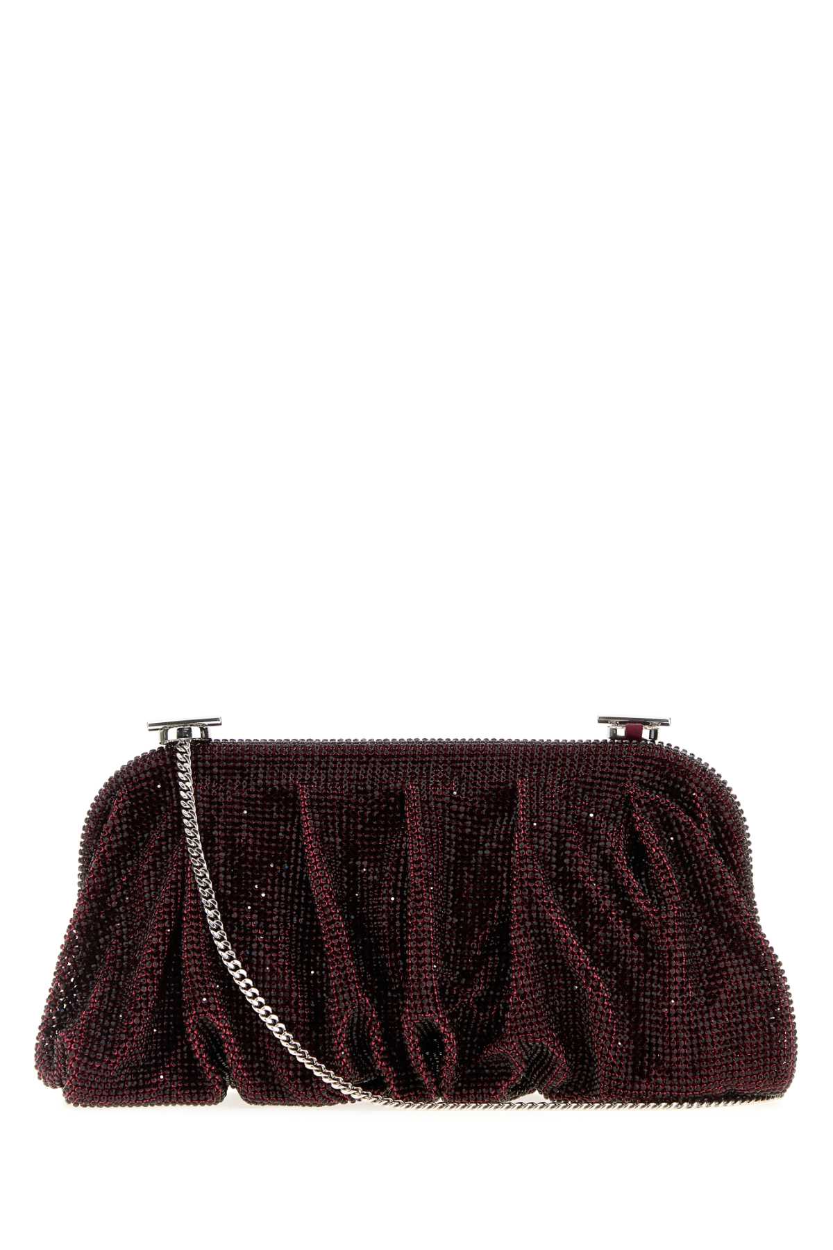 BENEDETTA BRUZZICHES Embellished Fabric Large Venus Clutch - 23 cm x 13 cm x 8 cm