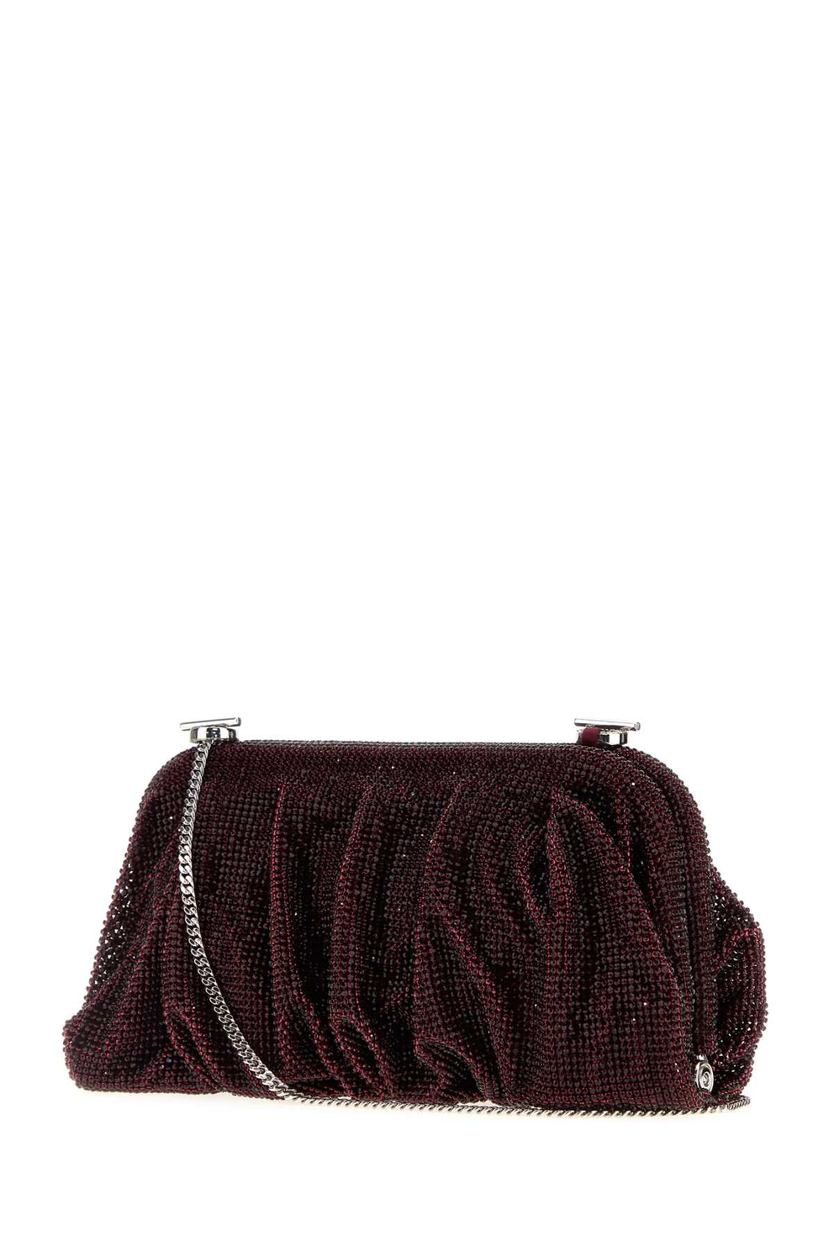 BENEDETTA BRUZZICHES Embellished Fabric Large Venus Clutch - 23 cm x 13 cm x 8 cm