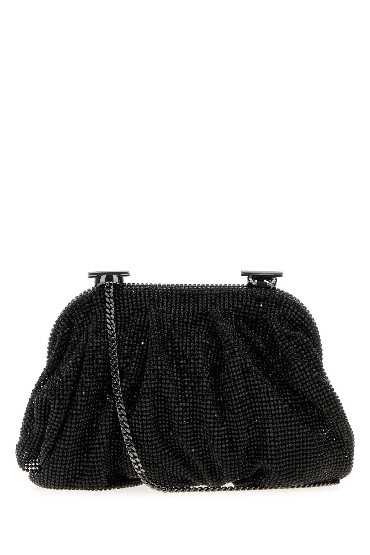 BENEDETTA BRUZZICHES Mini Embellished Fabric Clutch