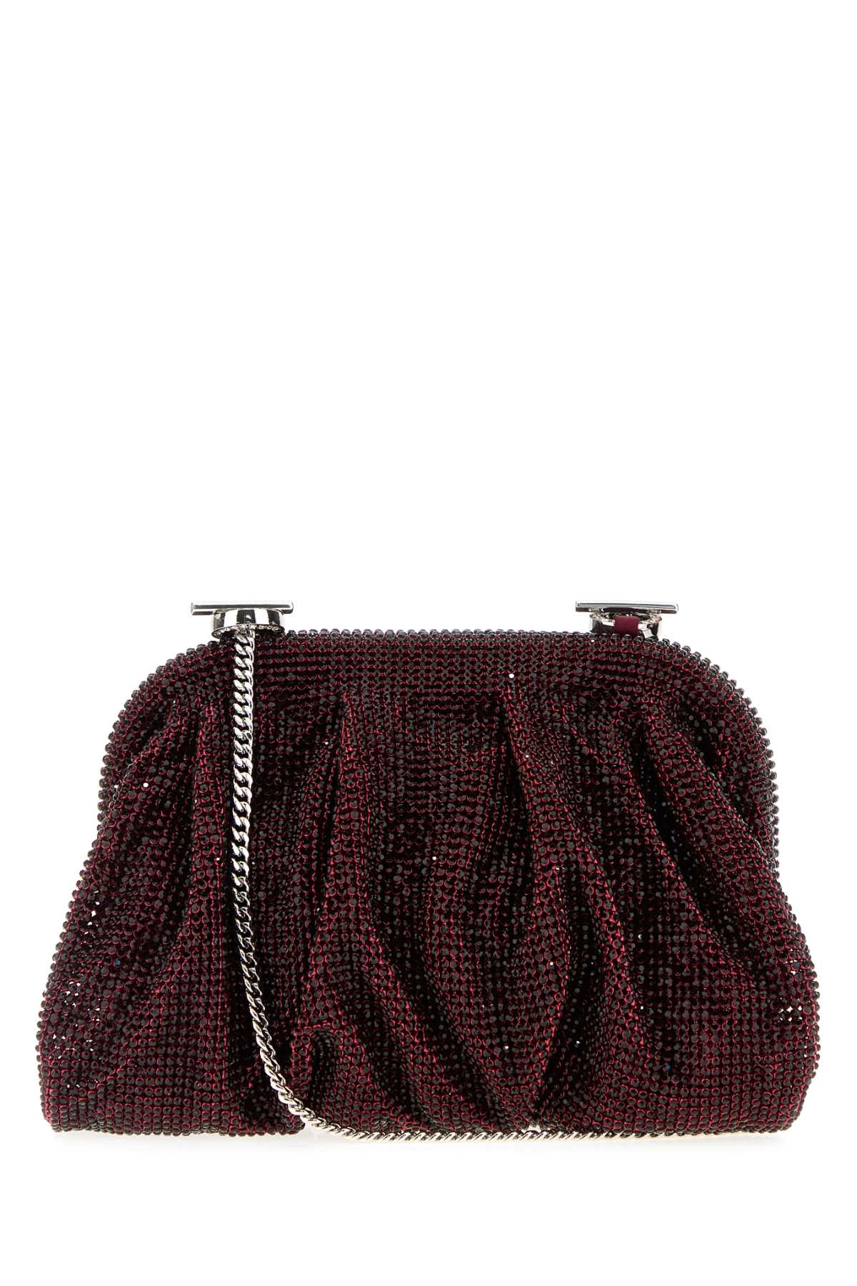 BENEDETTA BRUZZICHES Mini Embellished Fabric Venus Clutch