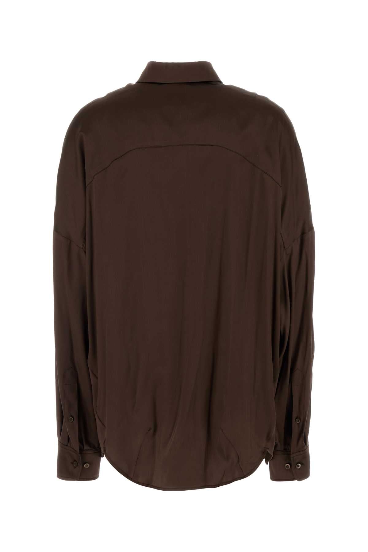 DRIES VAN NOTEN Stretch Satin Casia Shirt for Women