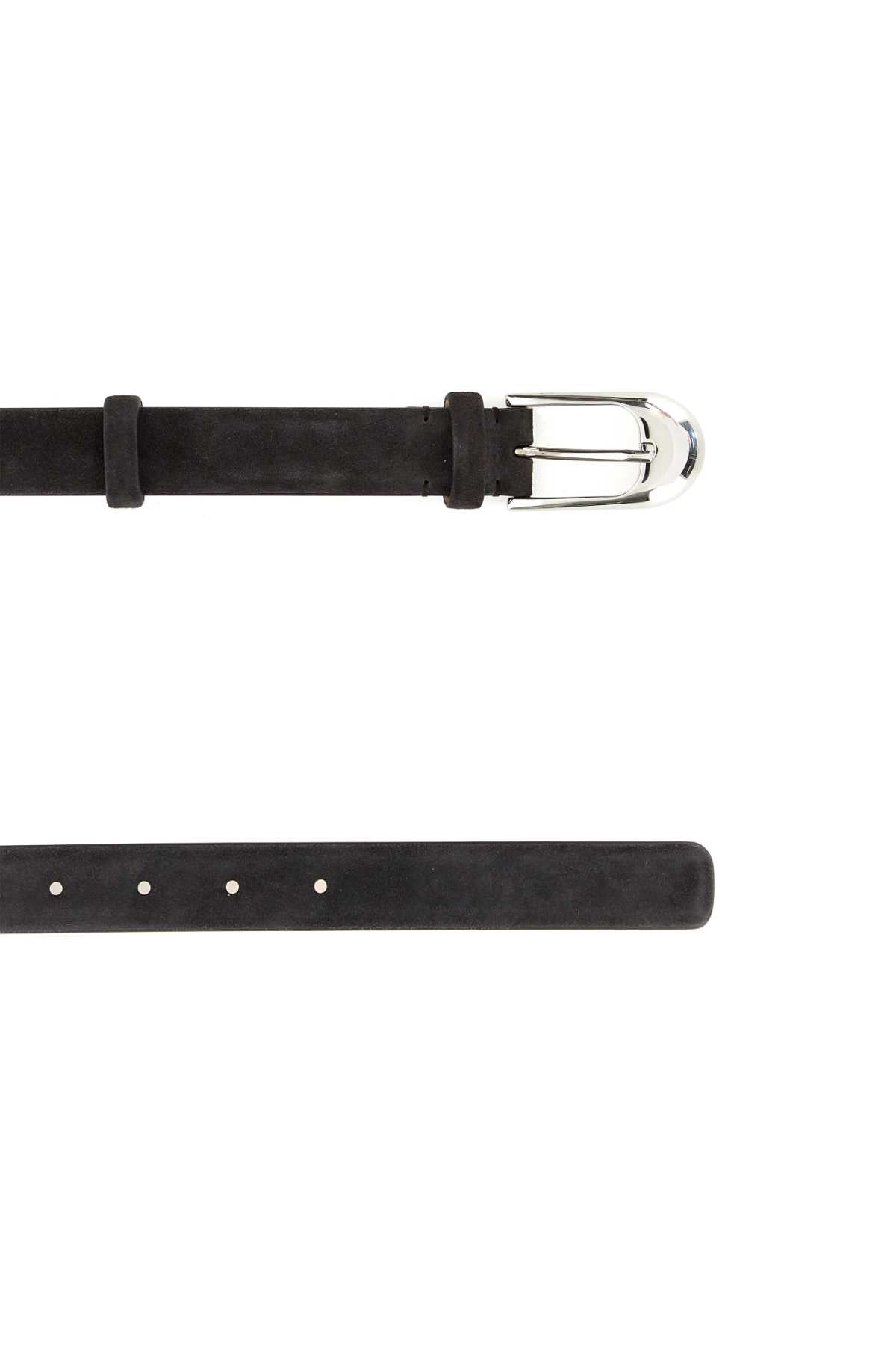 KHAITE Elegant 3 cm Suede Belt for Women