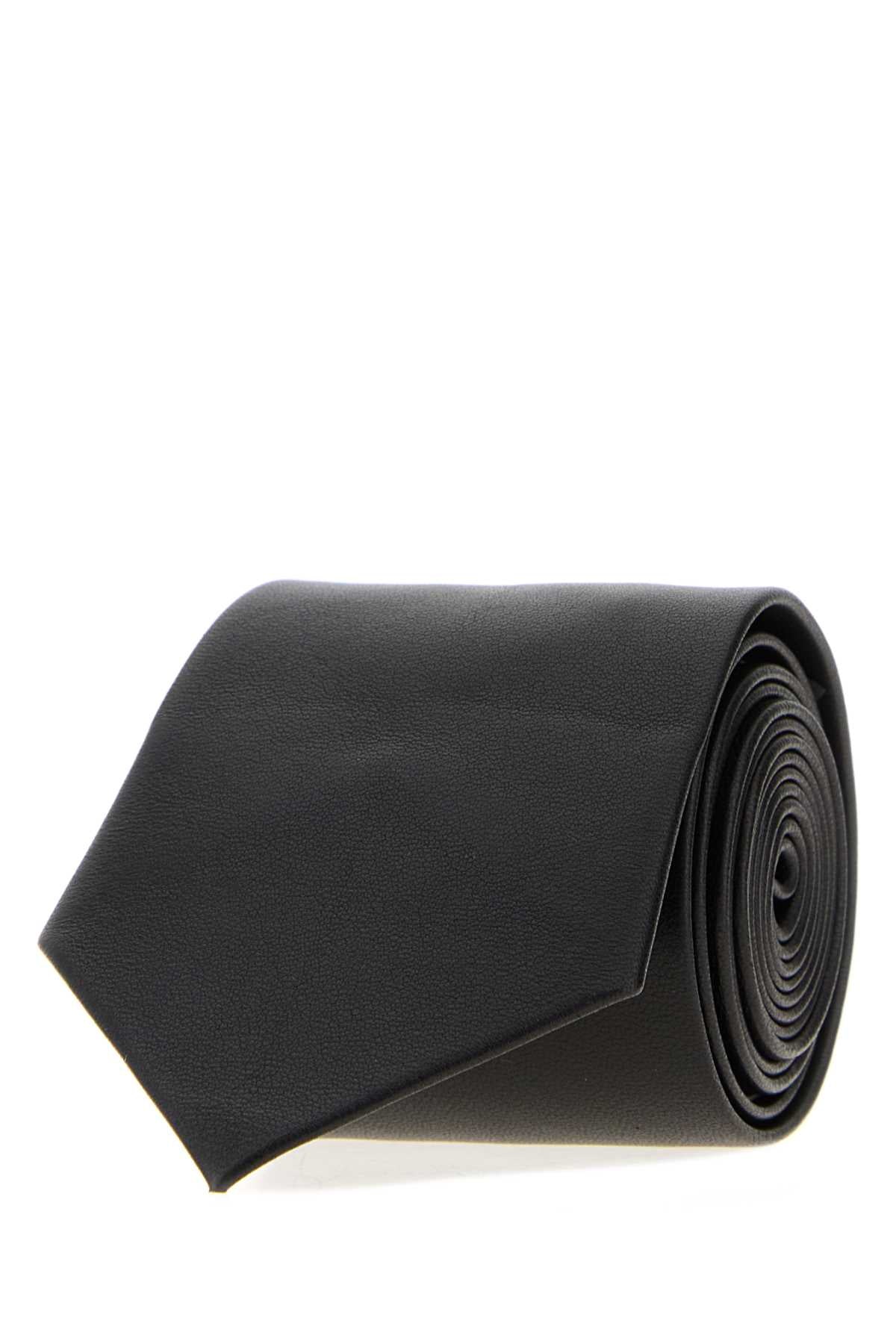 TOM FORD Classic 6 cm Black Leather Tie for Men