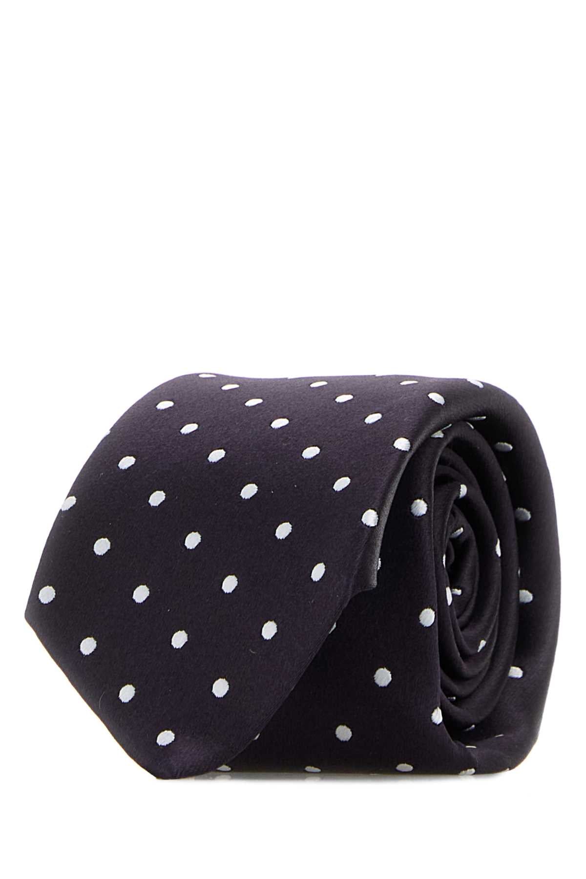 TOM FORD Embroidered Silk Tie - 6 cm Width