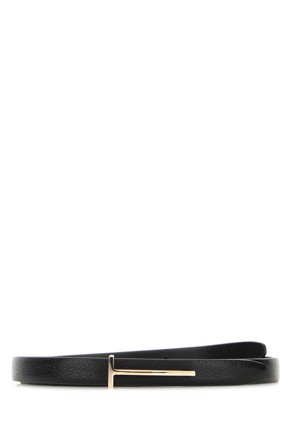 TOM FORD Elegant Leather Belt - 1 cm Height