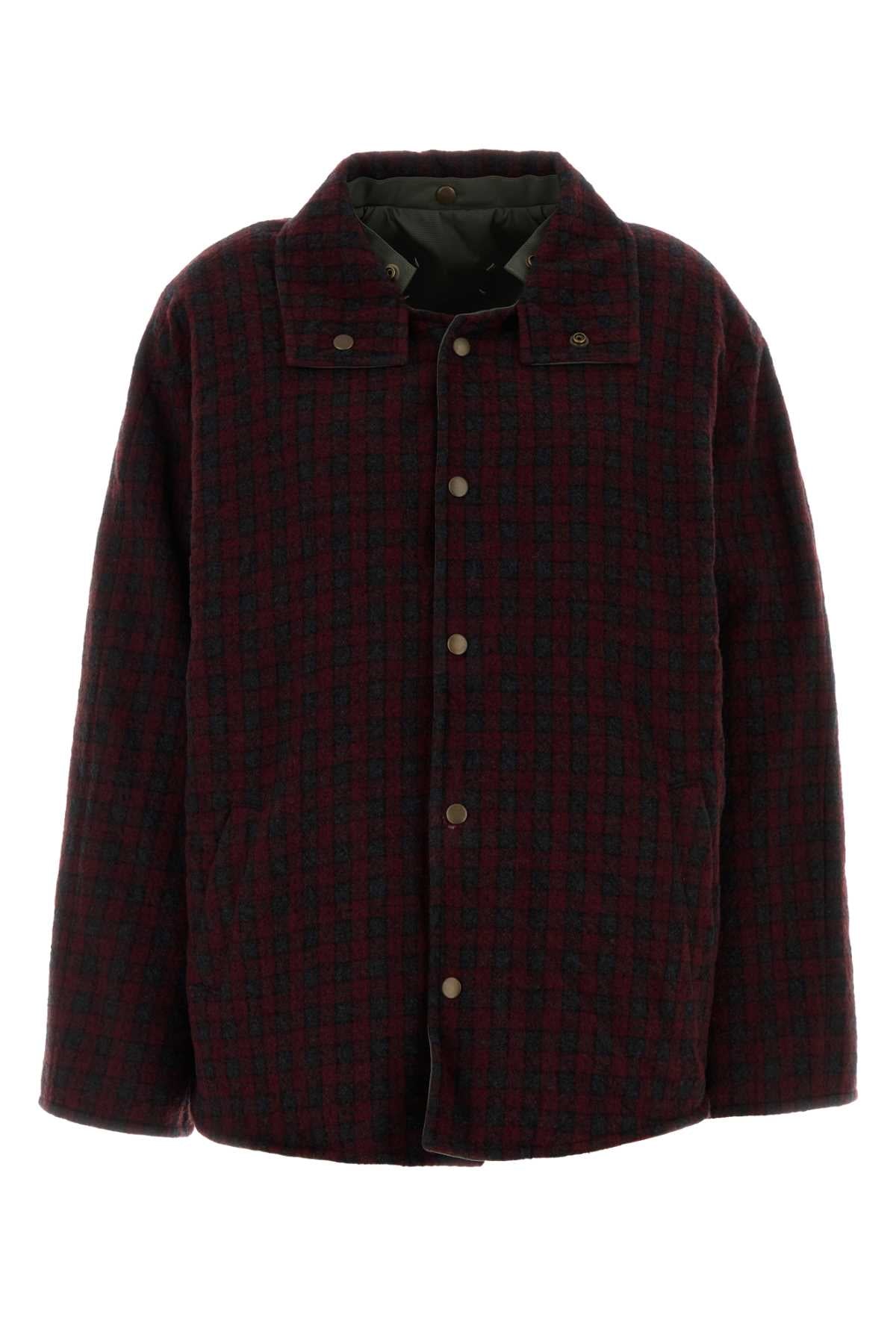 MAISON MARGIELA Reversible Embroidered Wool Jacket