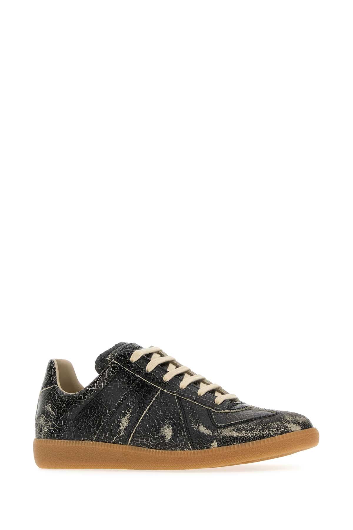 MAISON MARGIELA Men's Leather Replica Sneakers