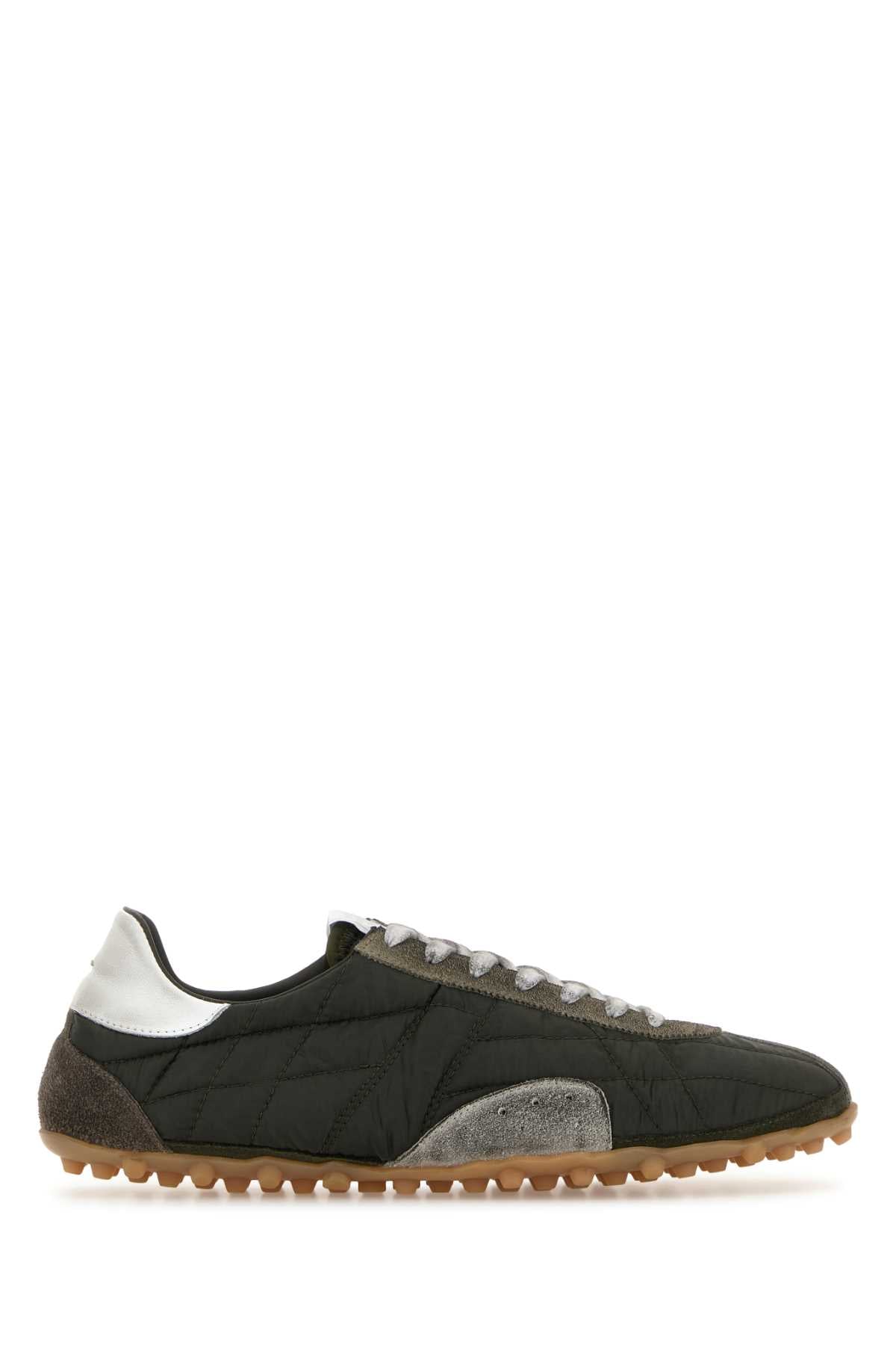 MAISON MARGIELA Multicolor Suede and Fabric Sneakers for Men