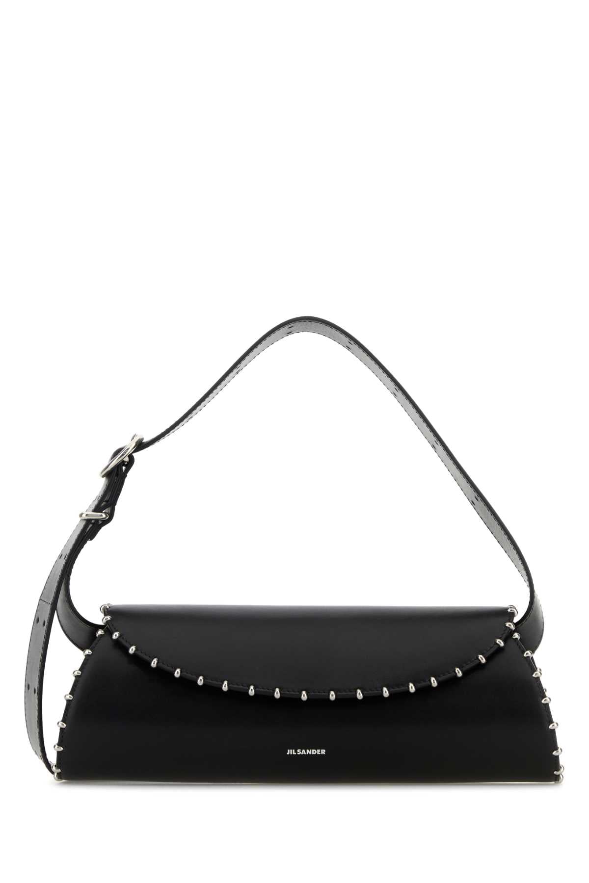 JIL SANDER Mini Leather Cannolo Crossbody Handbag