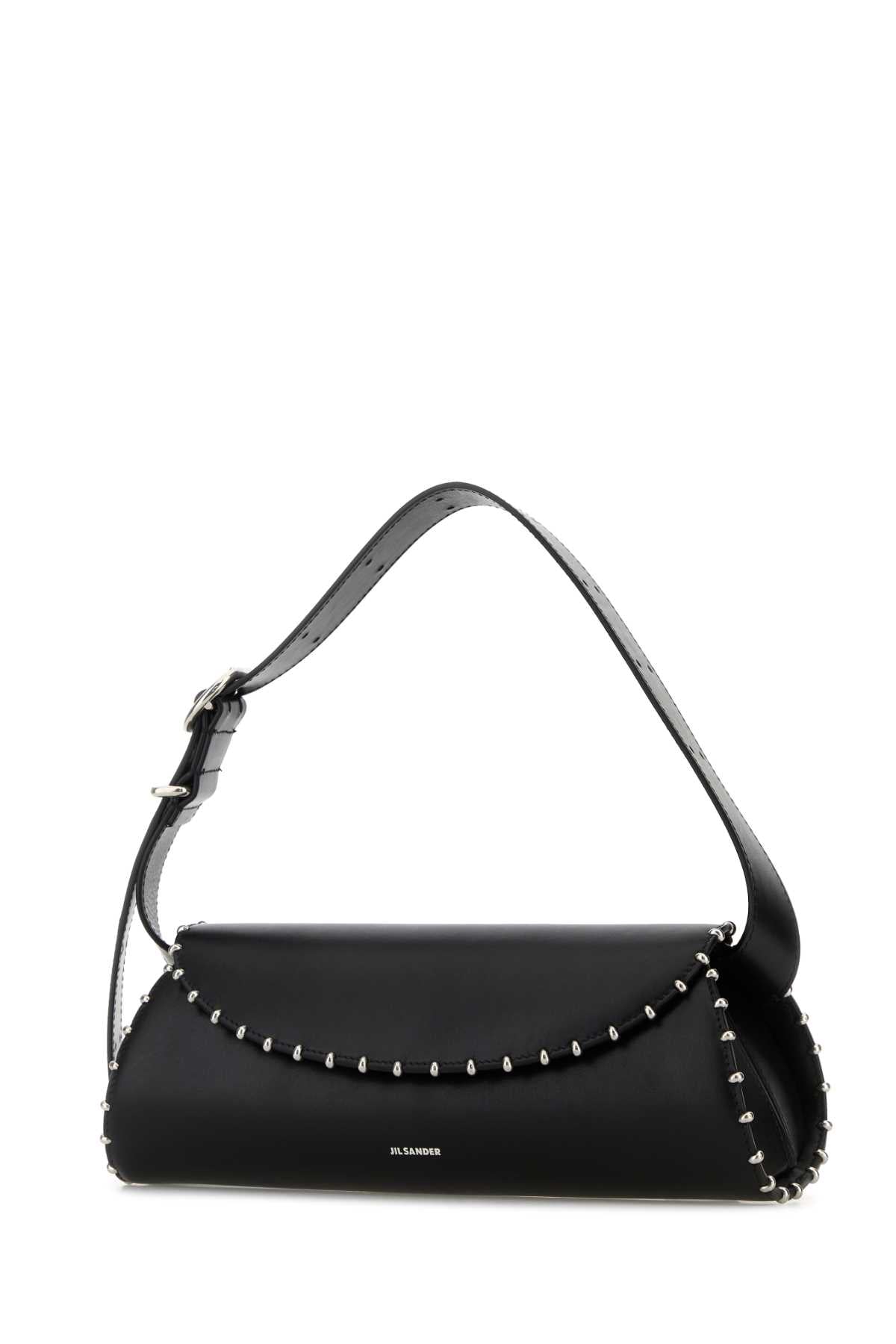 JIL SANDER Mini Leather Cannolo Crossbody Handbag