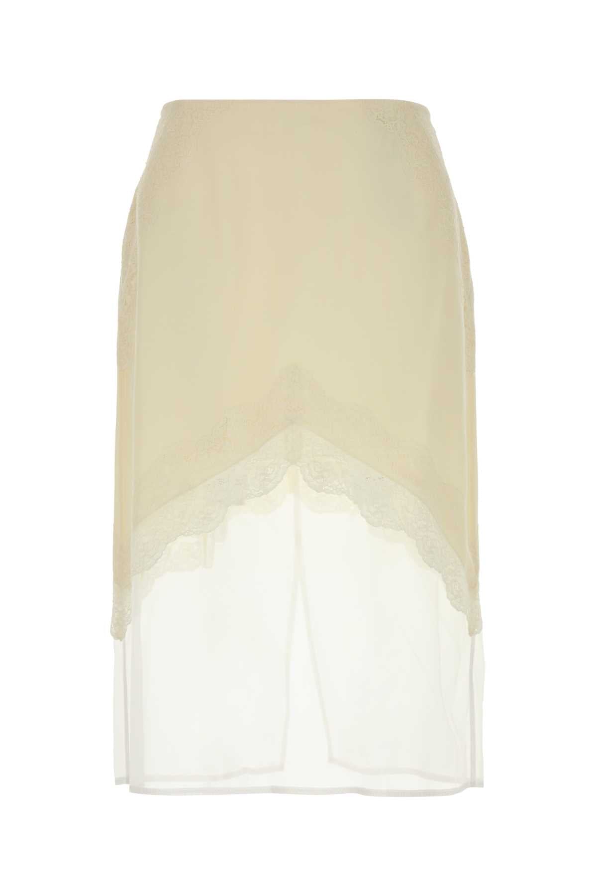 JIL SANDER Viscose Blend Mini Skirt