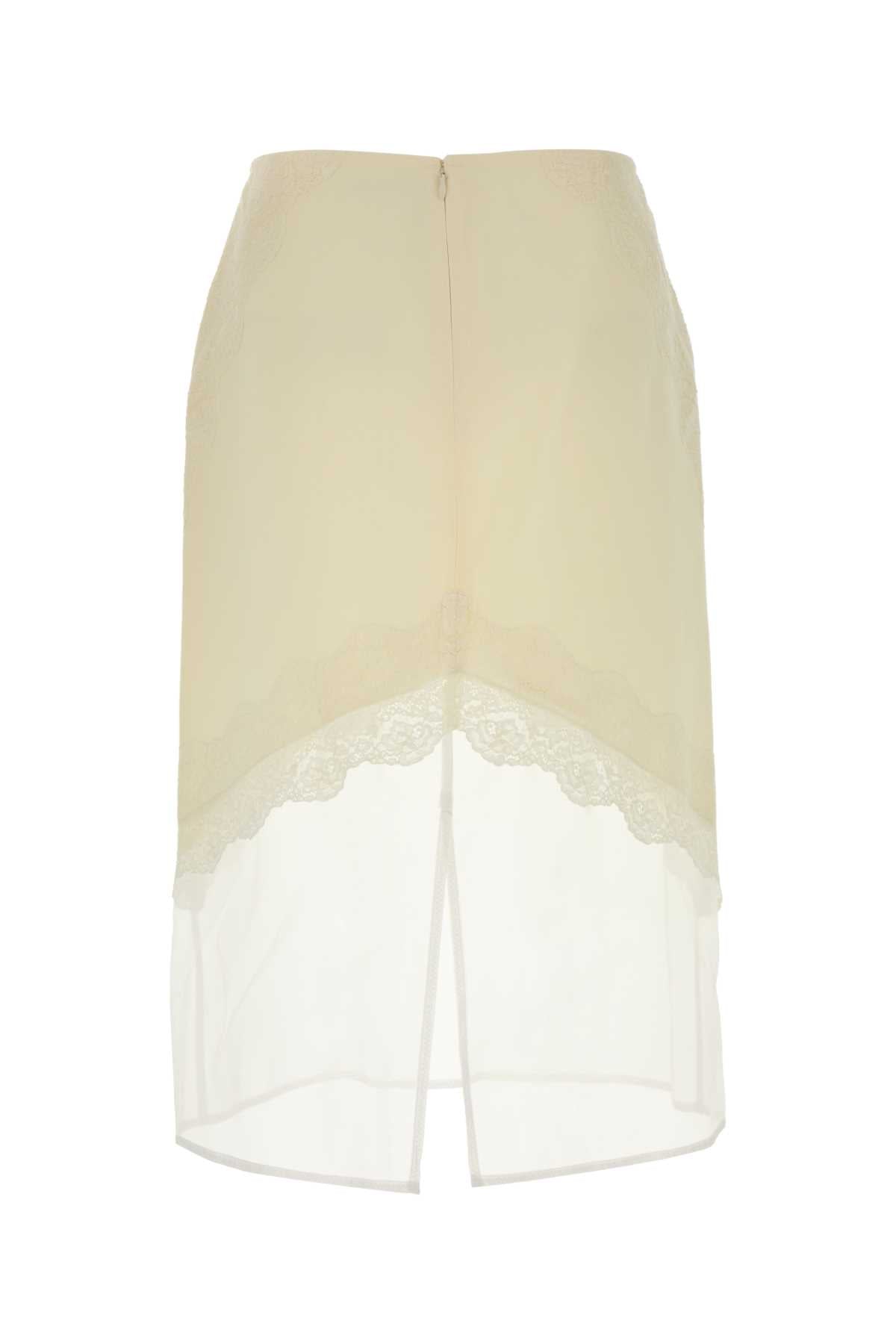 JIL SANDER Viscose Blend Mini Skirt