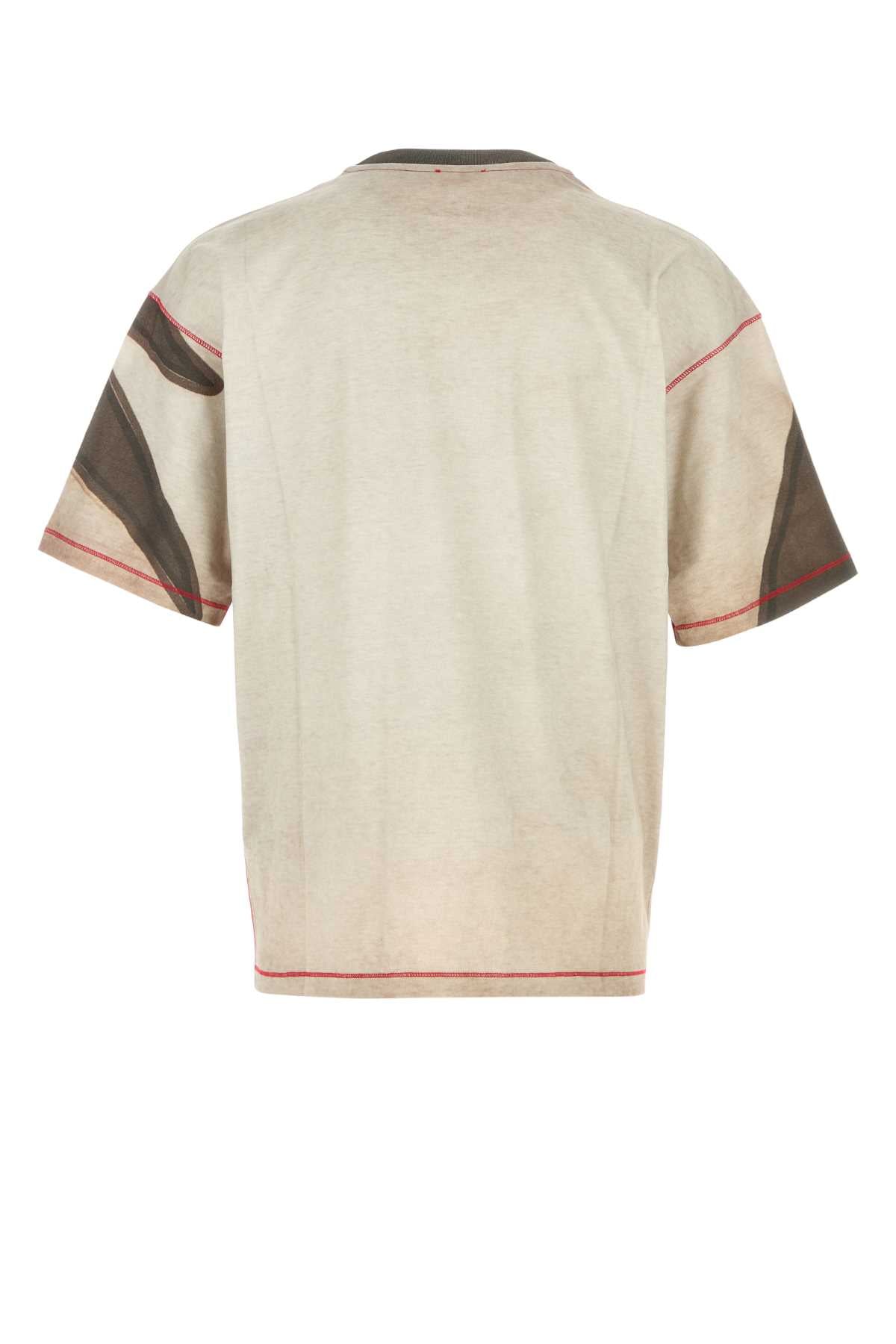 DIESEL Printed Cotton T-Shirt for Men - FW25 Collection