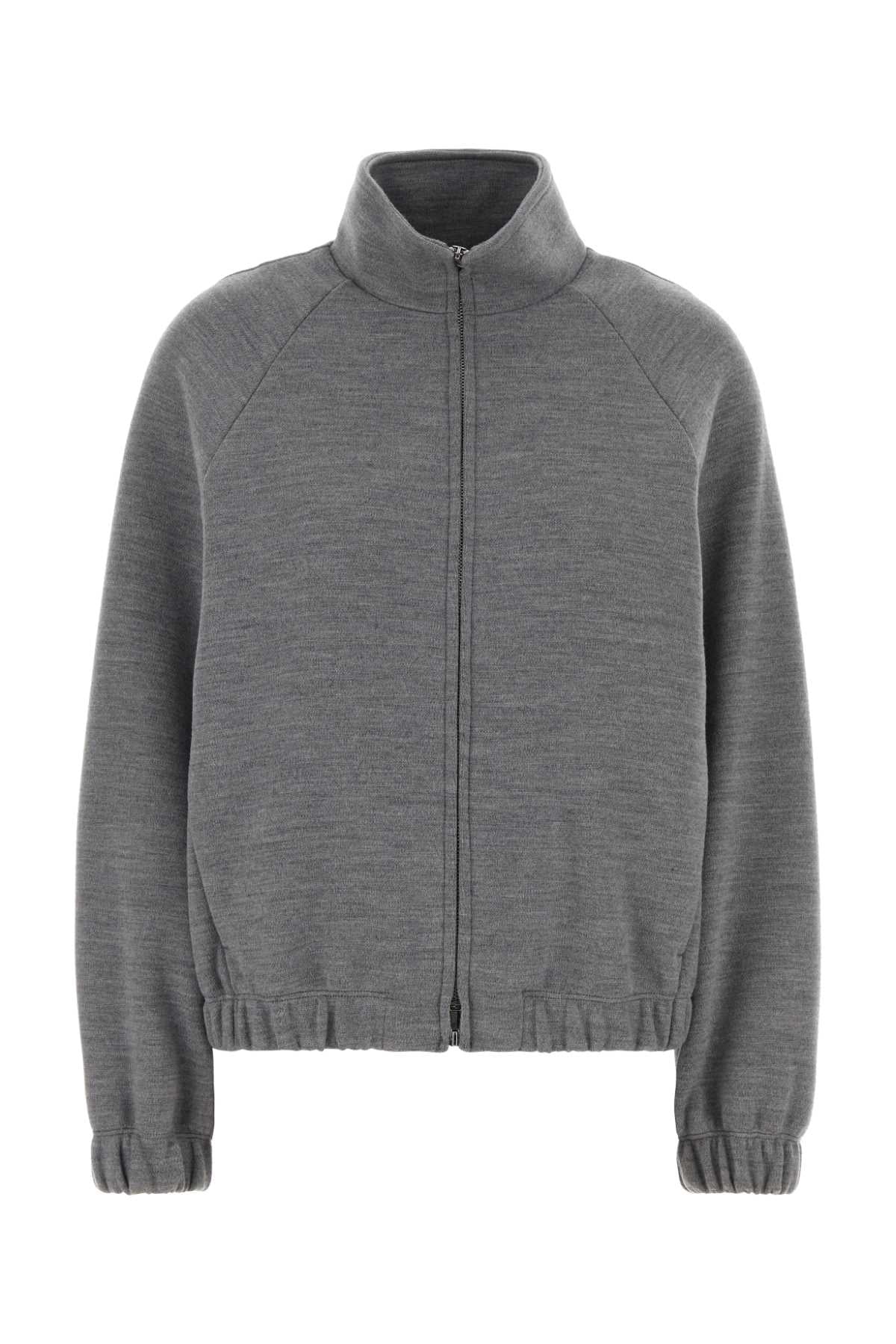 MAX MARA Oversized Wool Blend Frine Sweatshirt - Women