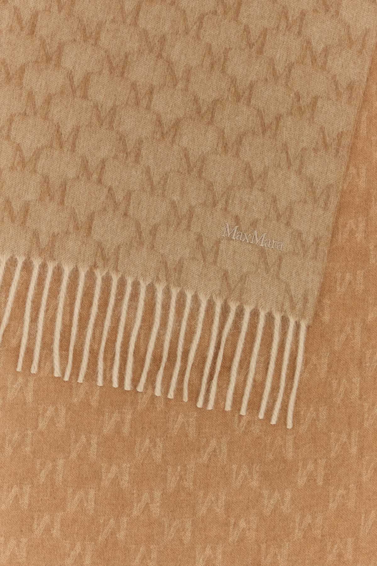 MAX MARA Embroidered Wklogo Scarf (180 cm x 70 cm)