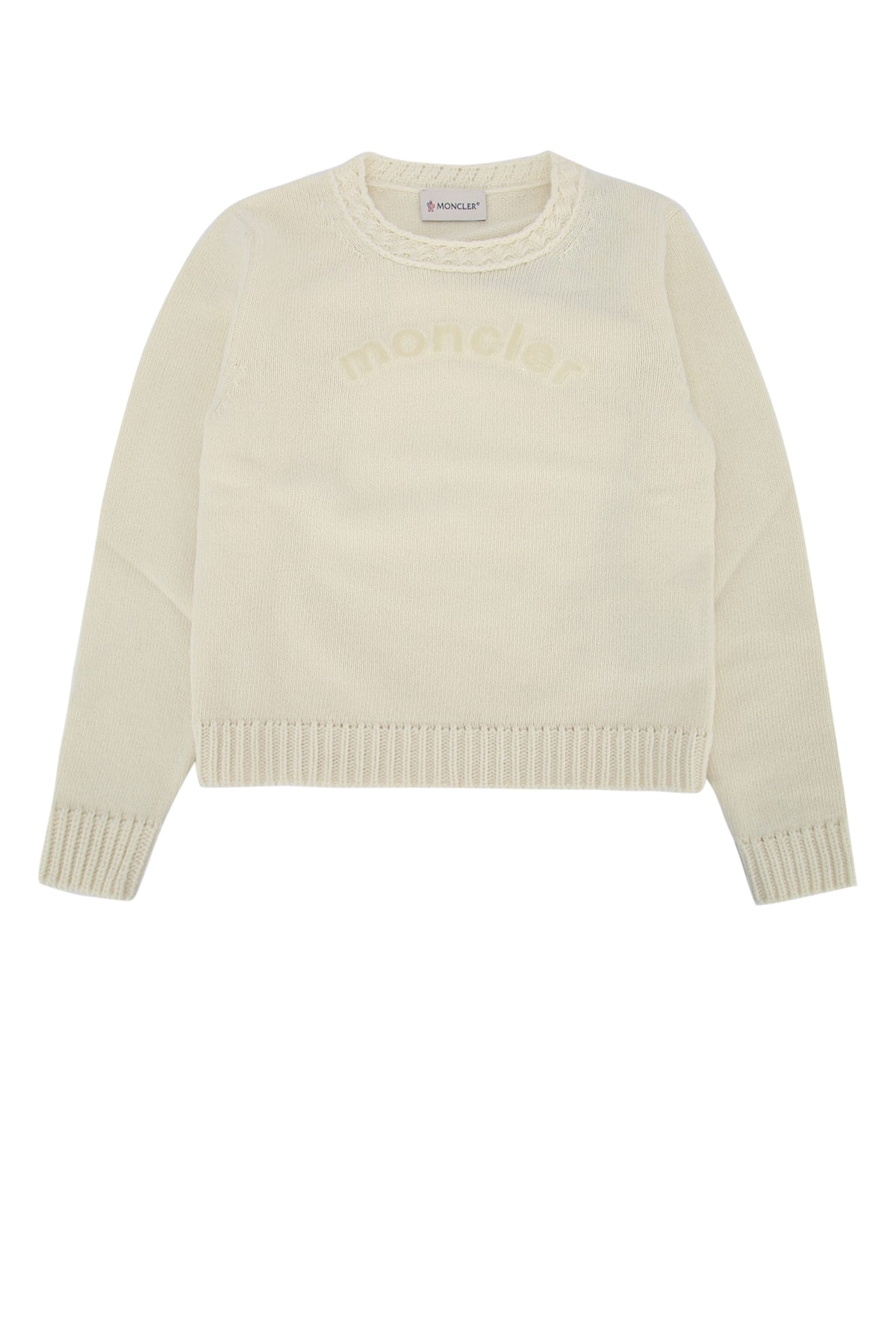 MONCLER JR Mini Knitwear Jumpsuit Ensemble for Kids