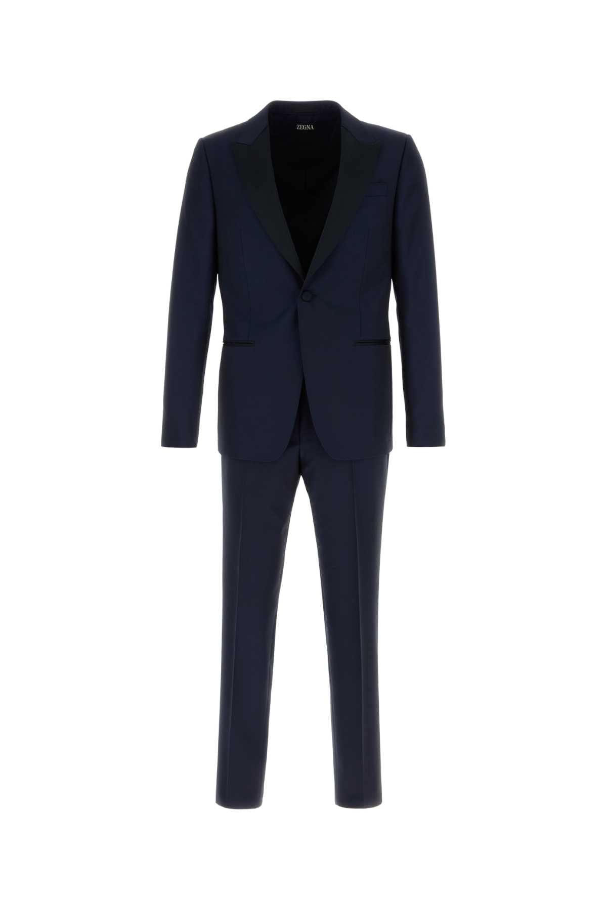 ZEGNA Sophisticated Wool Blend Tuxedo - Size 8R
