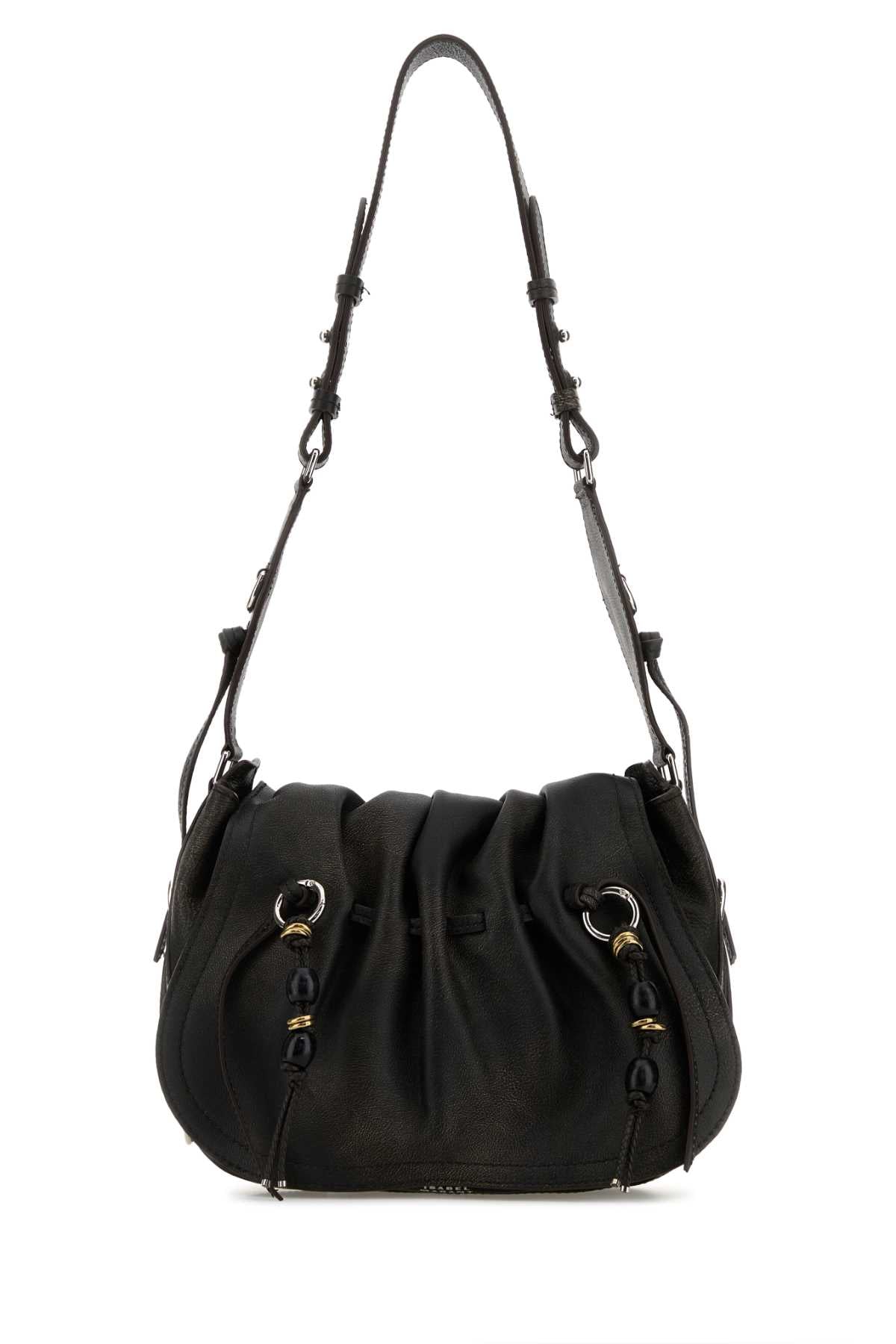 ISABEL MARANT Mini Leather Shoulder Handbag - 26x24x15 cm