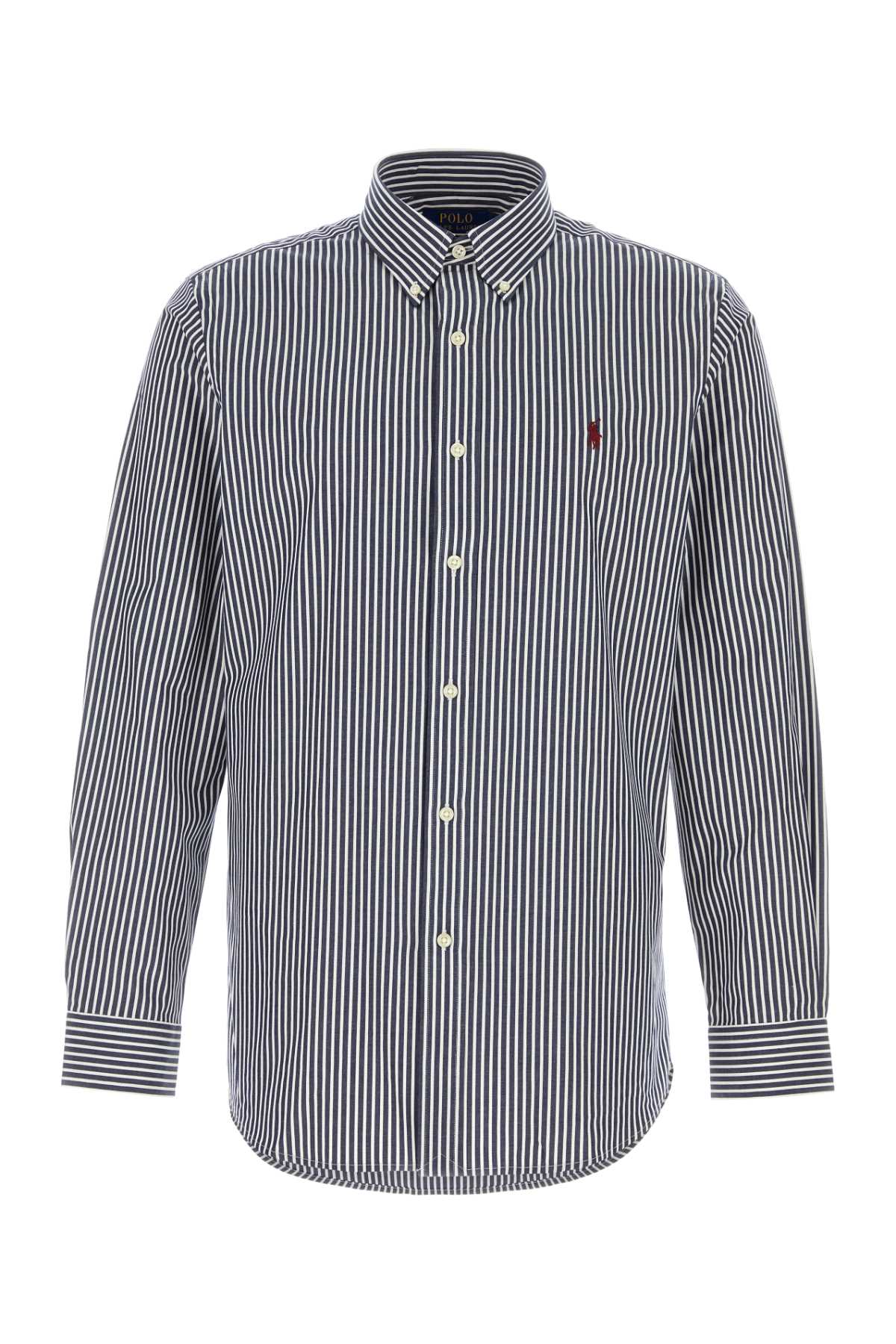 POLO RALPH LAUREN Men's Embroidered Stretch Cotton Shirt - FW25 Collection
