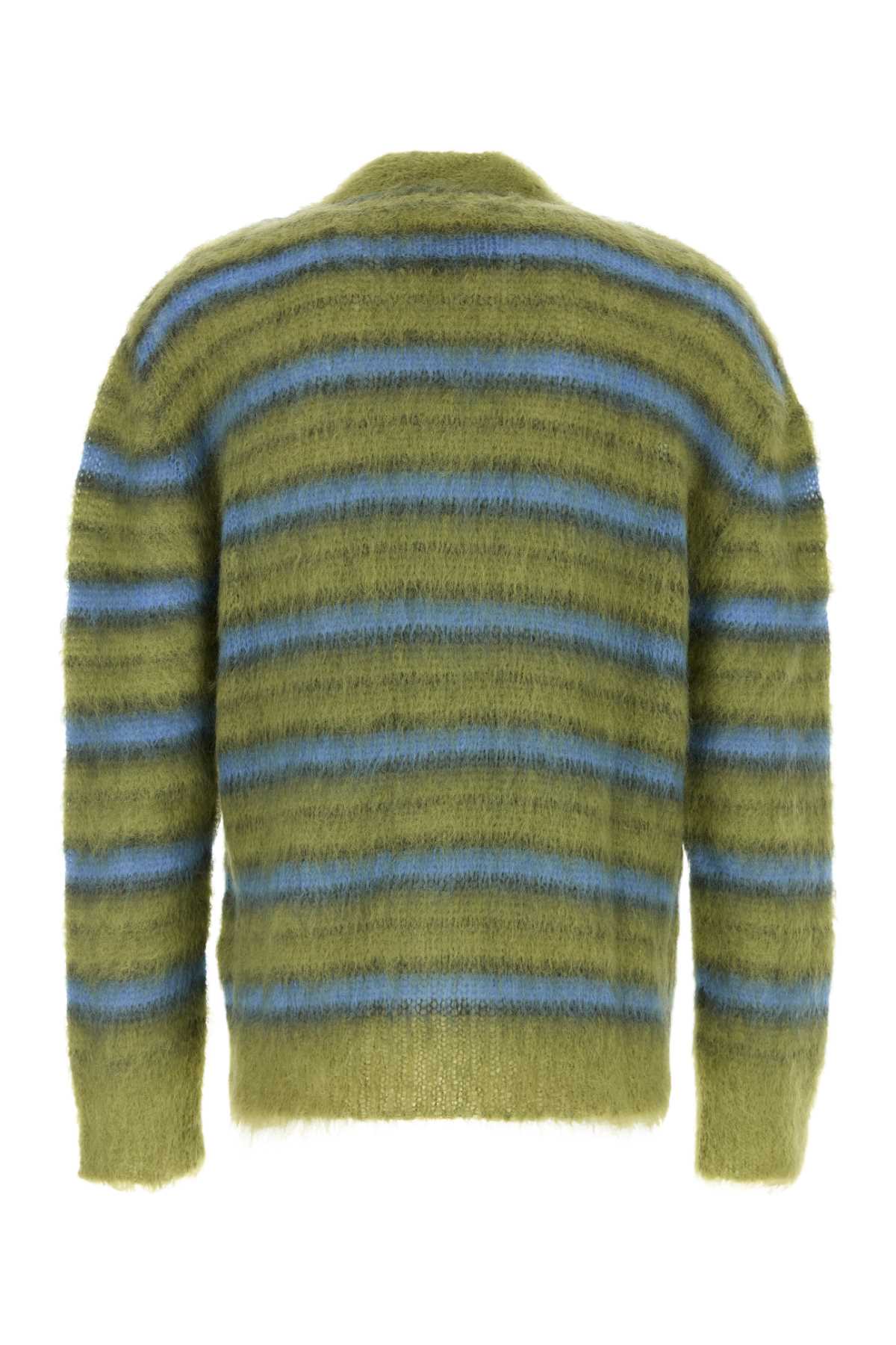 MARNI Embroidered Mohair Blend Cardigan for Men - Size Mini