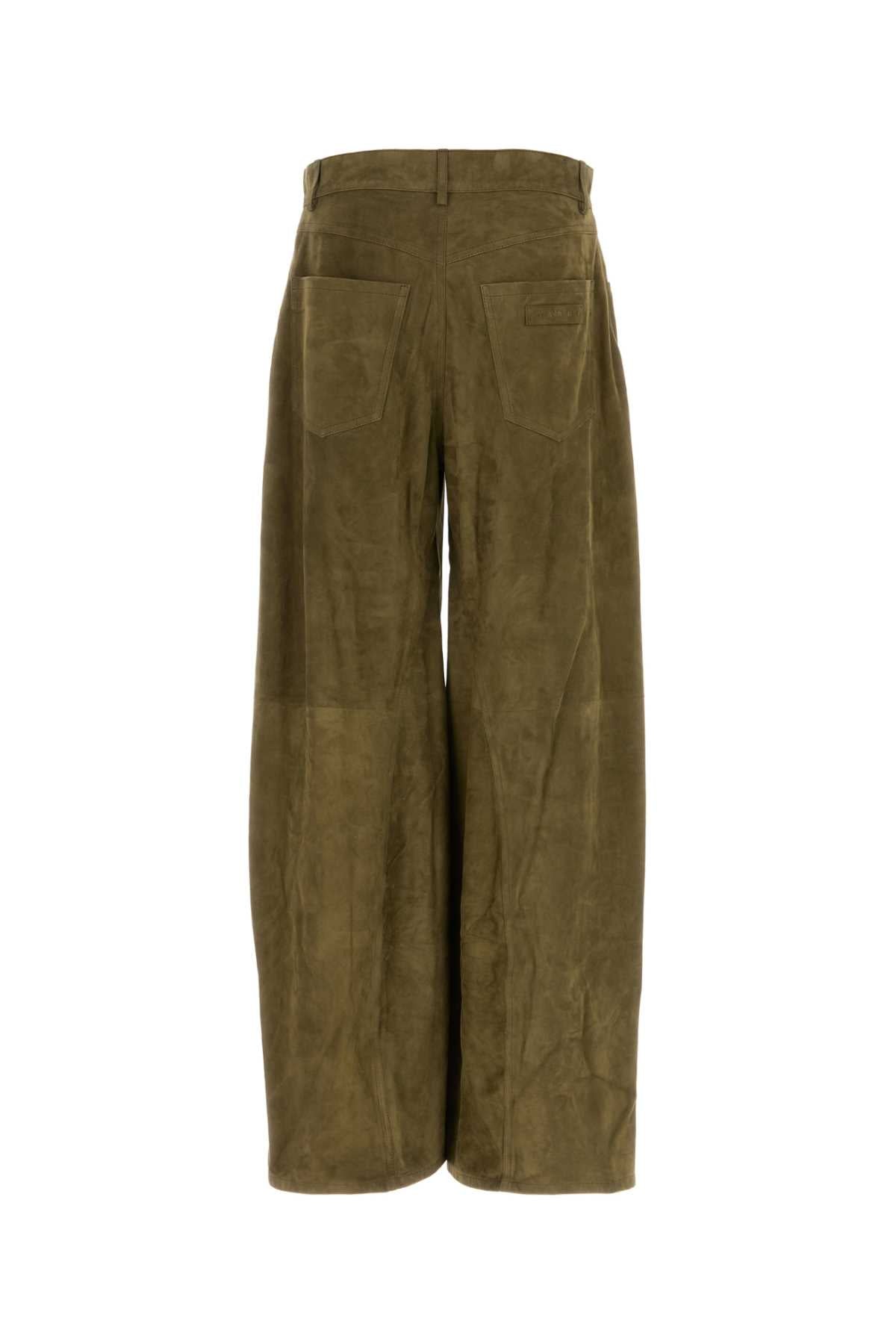 MARNI Suede Pants for Men - 25W Season