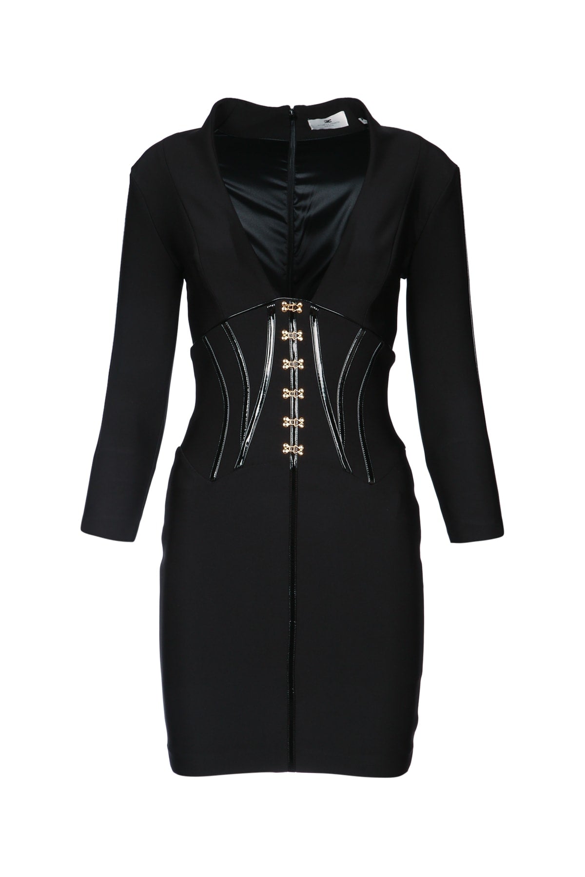 ELISABETTA FRANCHI Chic Mini Suit with V-Neck Design for Women