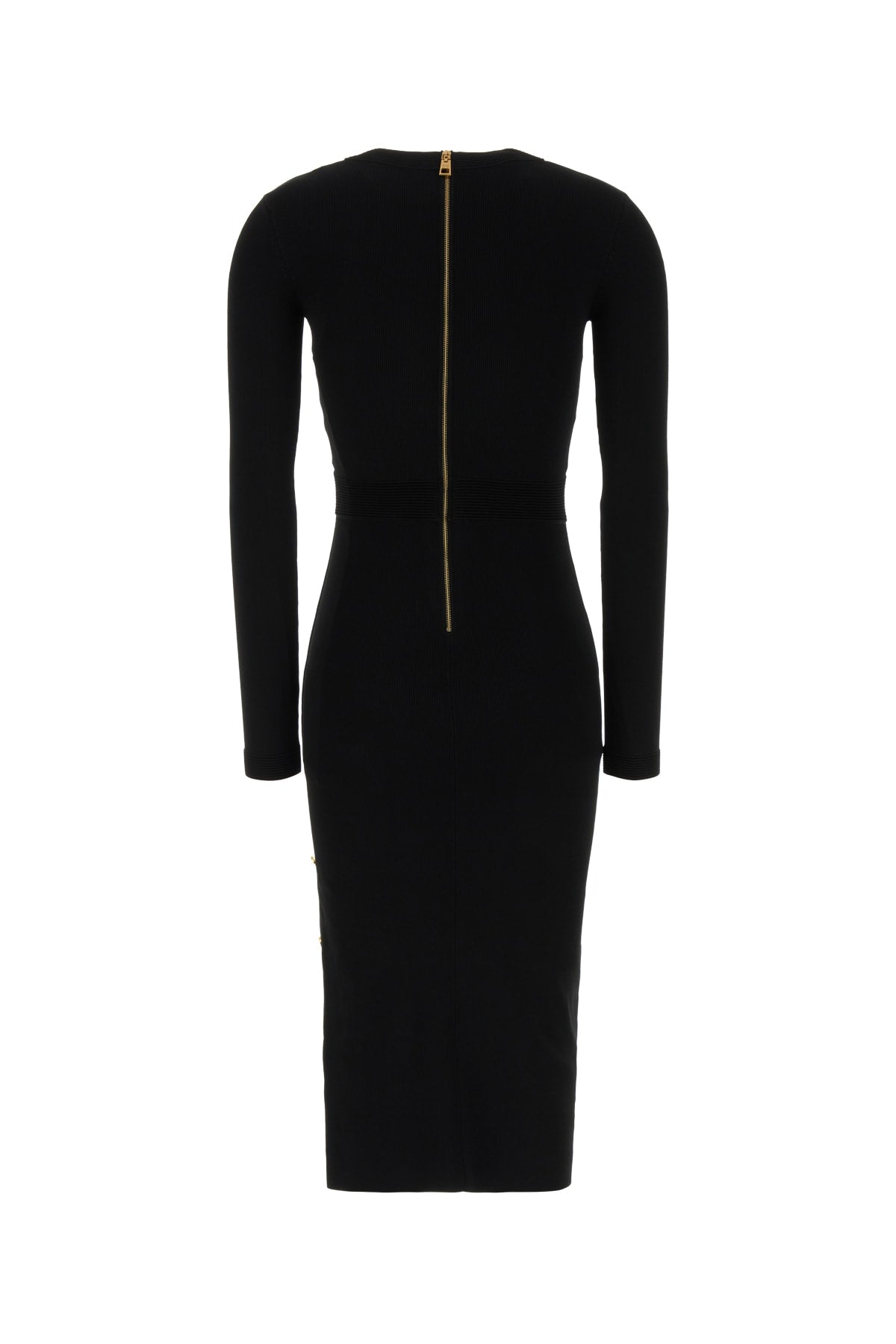 ELISABETTA FRANCHI Chic Midi Suit Dress with Side Slit