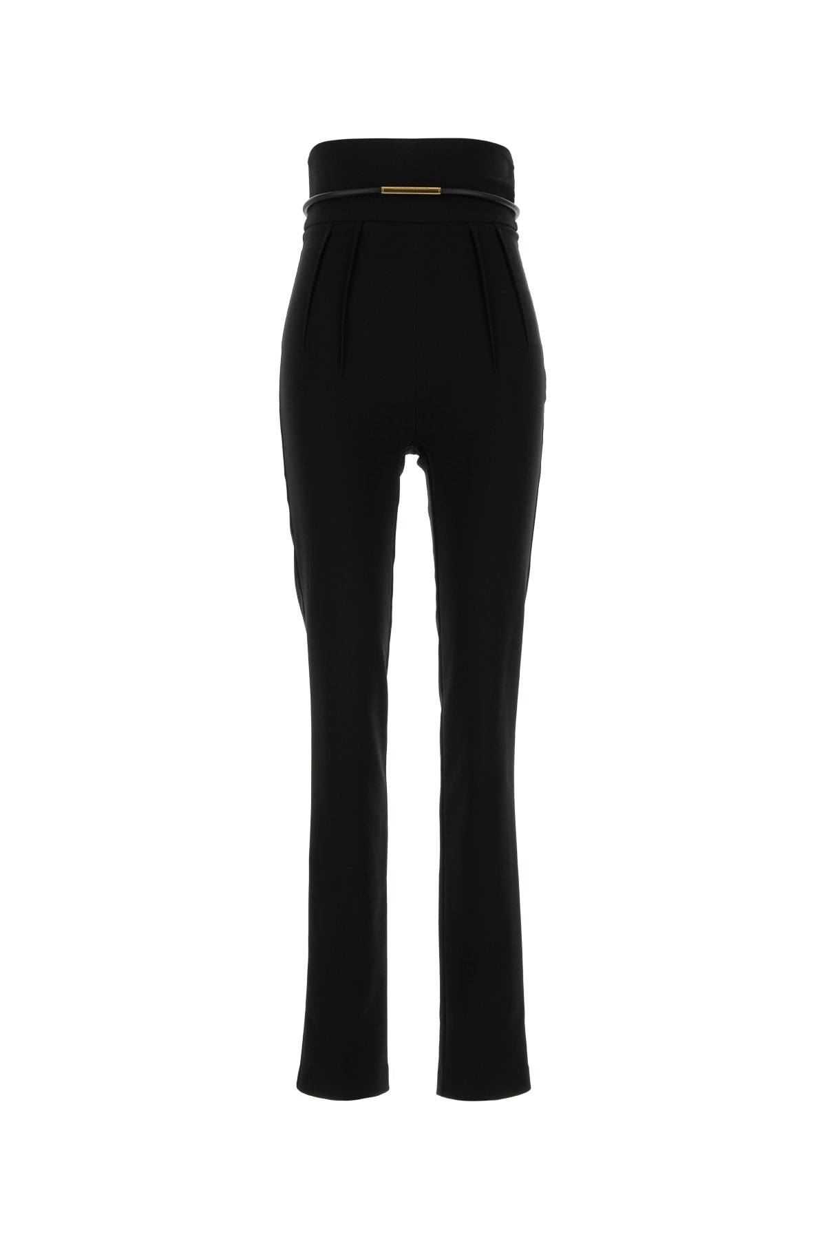ELISABETTA FRANCHI High-Waisted Trousers with Belt