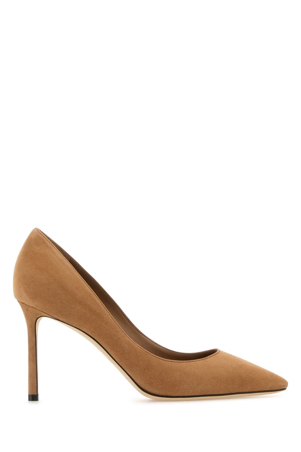 JIMMY CHOO Suede Romy 85 Pumps