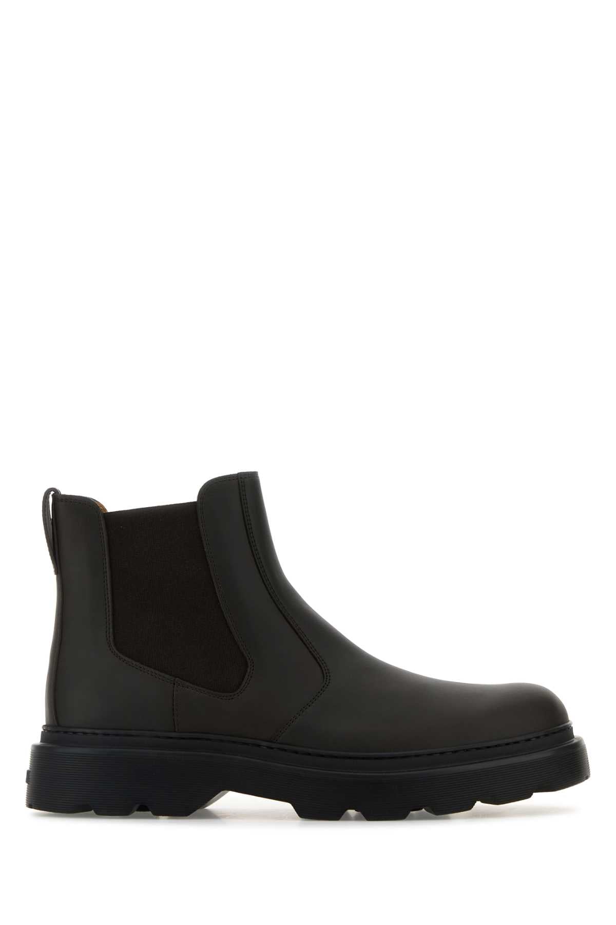 TOD'S Leather Ankle Boots for Men