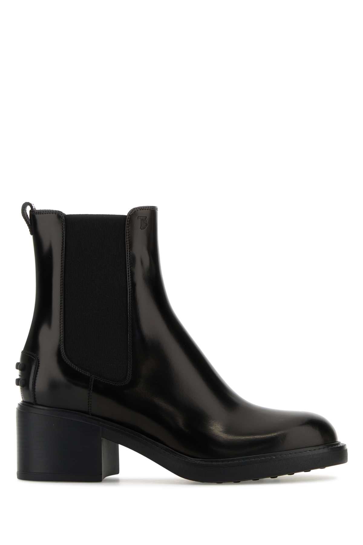 TOD'S Elegant Leather Ankle Boots with 5.5cm Heel Height