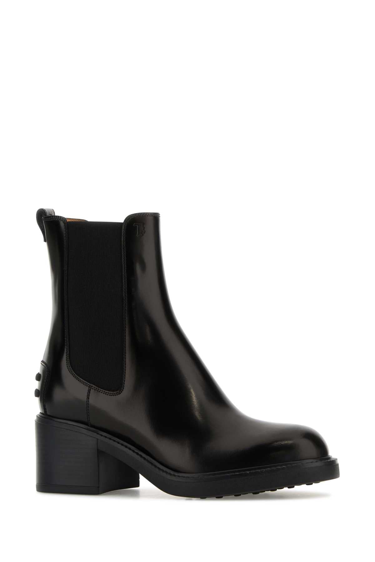 TOD'S Elegant Leather Ankle Boots with 5.5cm Heel Height
